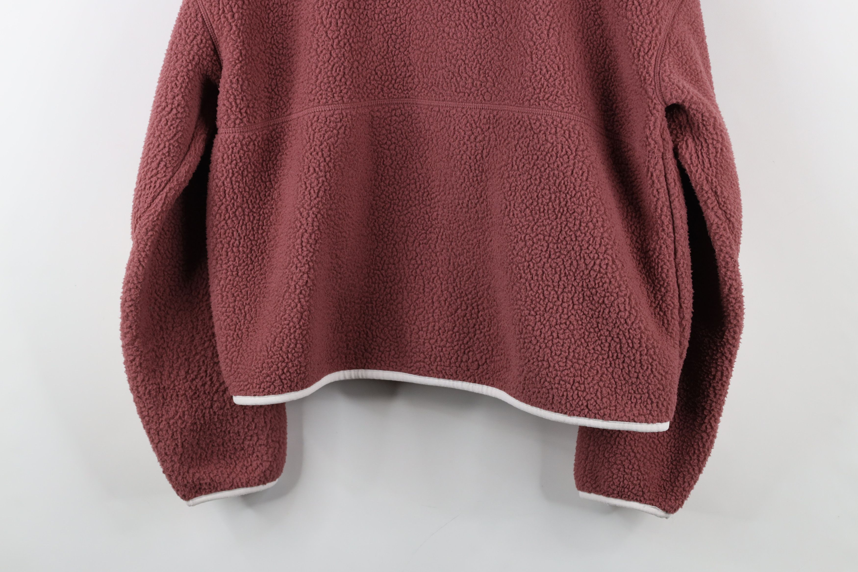 The North Face × Vintage The North Face Spell Deep Pile Fleece Full Zip Jacket Pink Size S / US 4 / IT 40 - 15 Thumbnail
