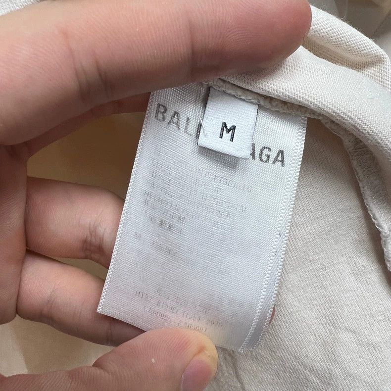 Balenciaga Balenciaga E-mail LOGO milk tea color short sleeves Size US XS / EU 42 / 0 - 4 Thumbnail