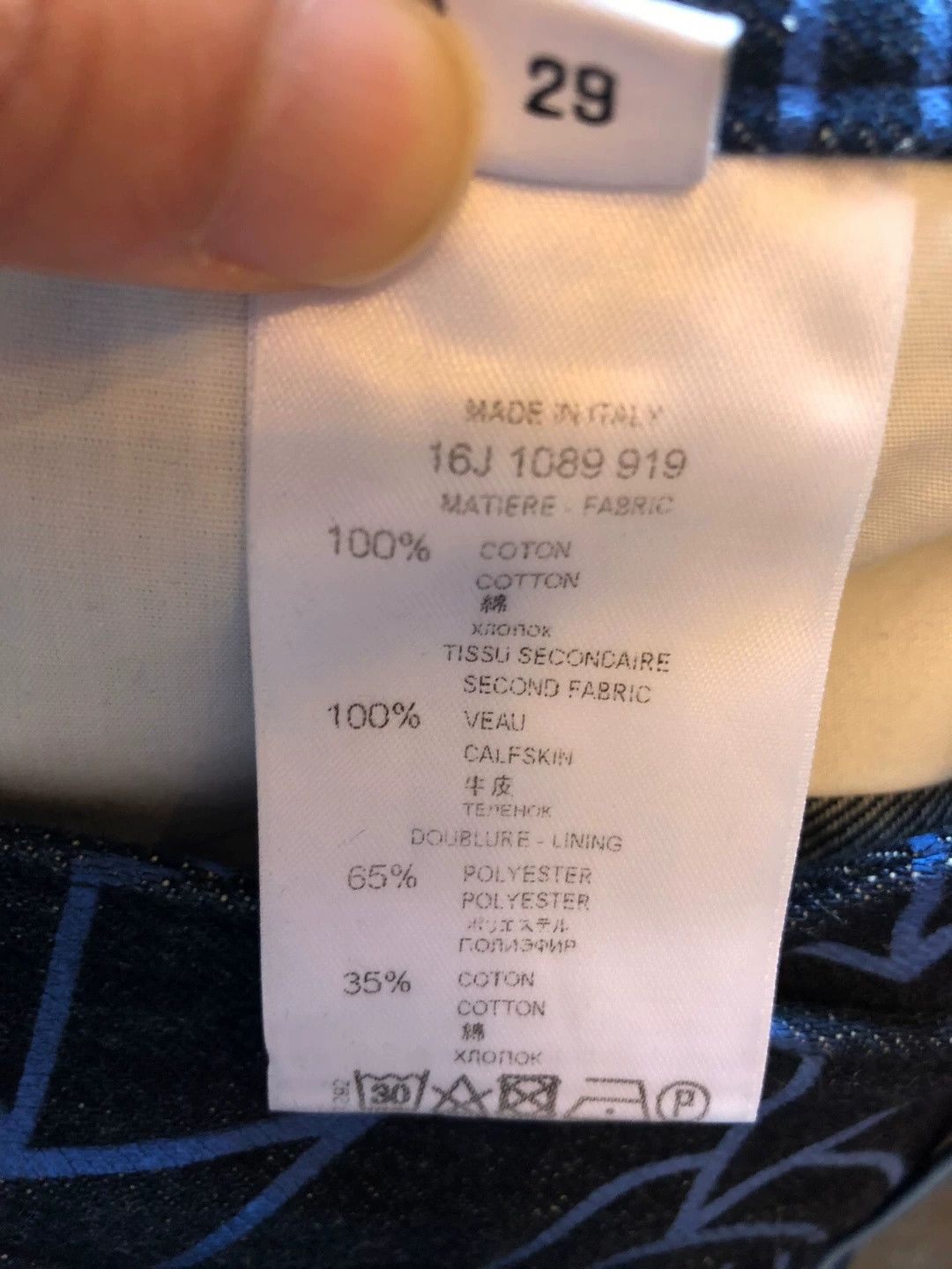 Givenchy Givenchy Blue Star Print Denim Shorts Size US 29 - 6 Thumbnail