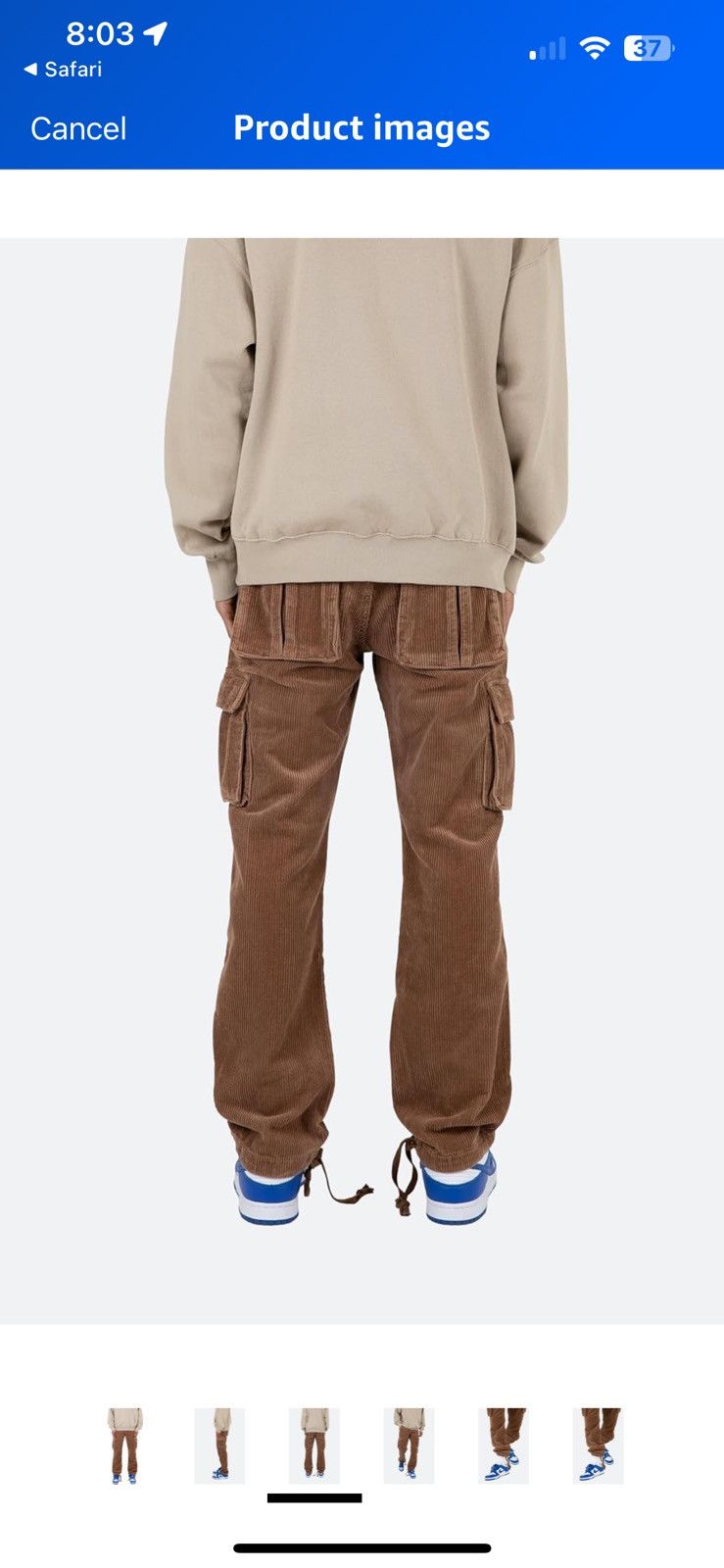 MNML Mnml Cargo Pants Size US 32 / EU 48 - 5 Thumbnail