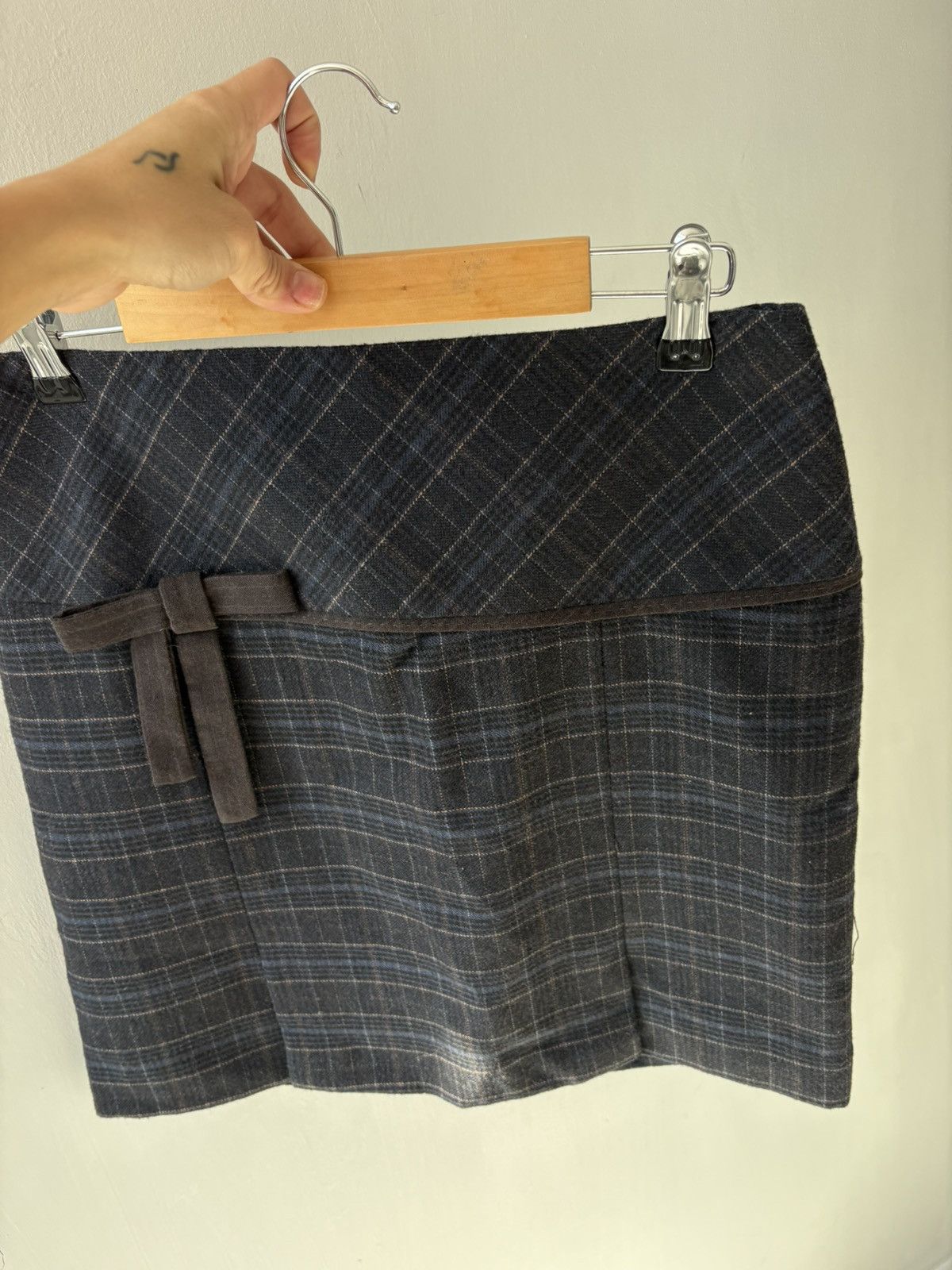 Vintage Herry wool skirt Size 26" / US 2 / IT 38 - 9 Thumbnail