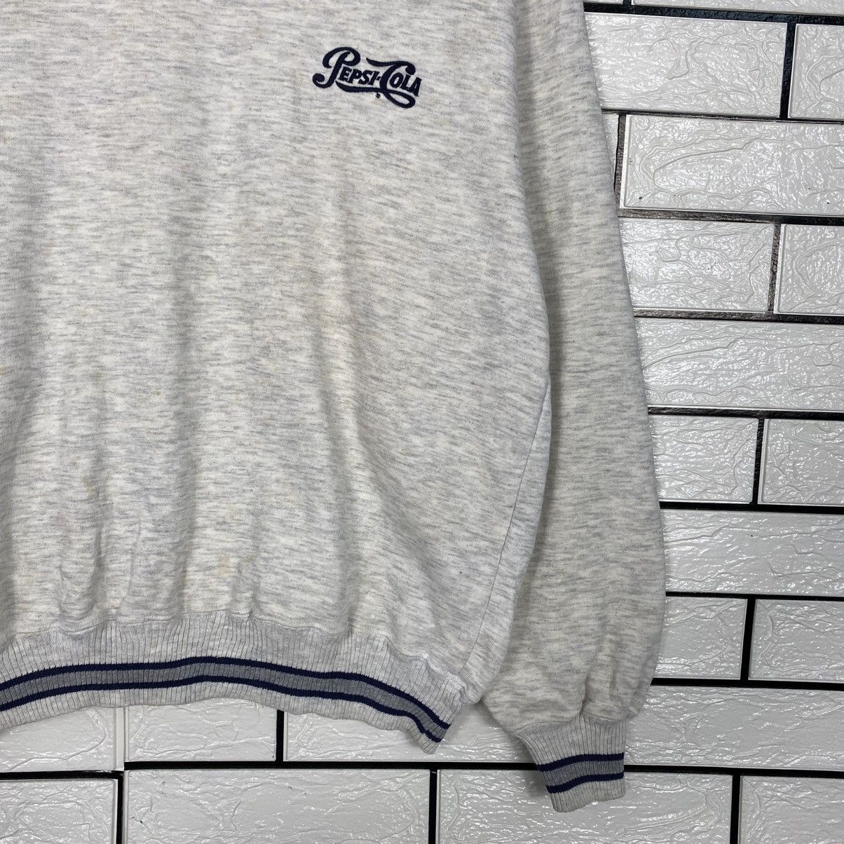 Vintage 📌Vintage Sweatshirt PepsiCola Big Logo Crewneck Size US M / EU 48-50 / 2 - 6 Thumbnail