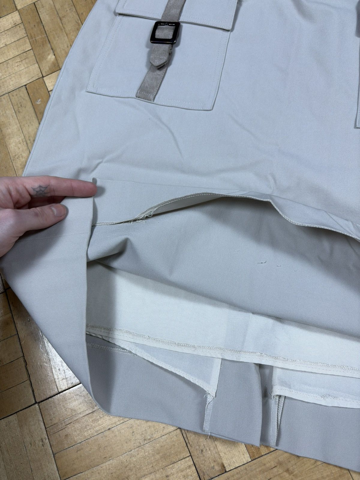 Gianfranco Ferre Gianfranco Ferré Studio Mainline Runway Cargo Bondage Skirt Size 28" / US 6 / IT 42 - 7 Thumbnail