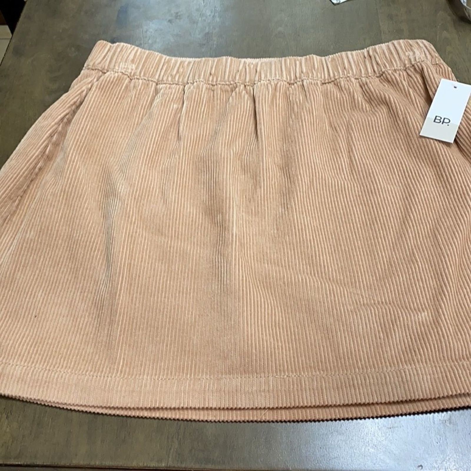 BP. BP | Women’s Corduroy Skirt sz M Tan Ribbed NEW #X291​​​ Size 30" / US 8 / IT 44 - 7 Thumbnail