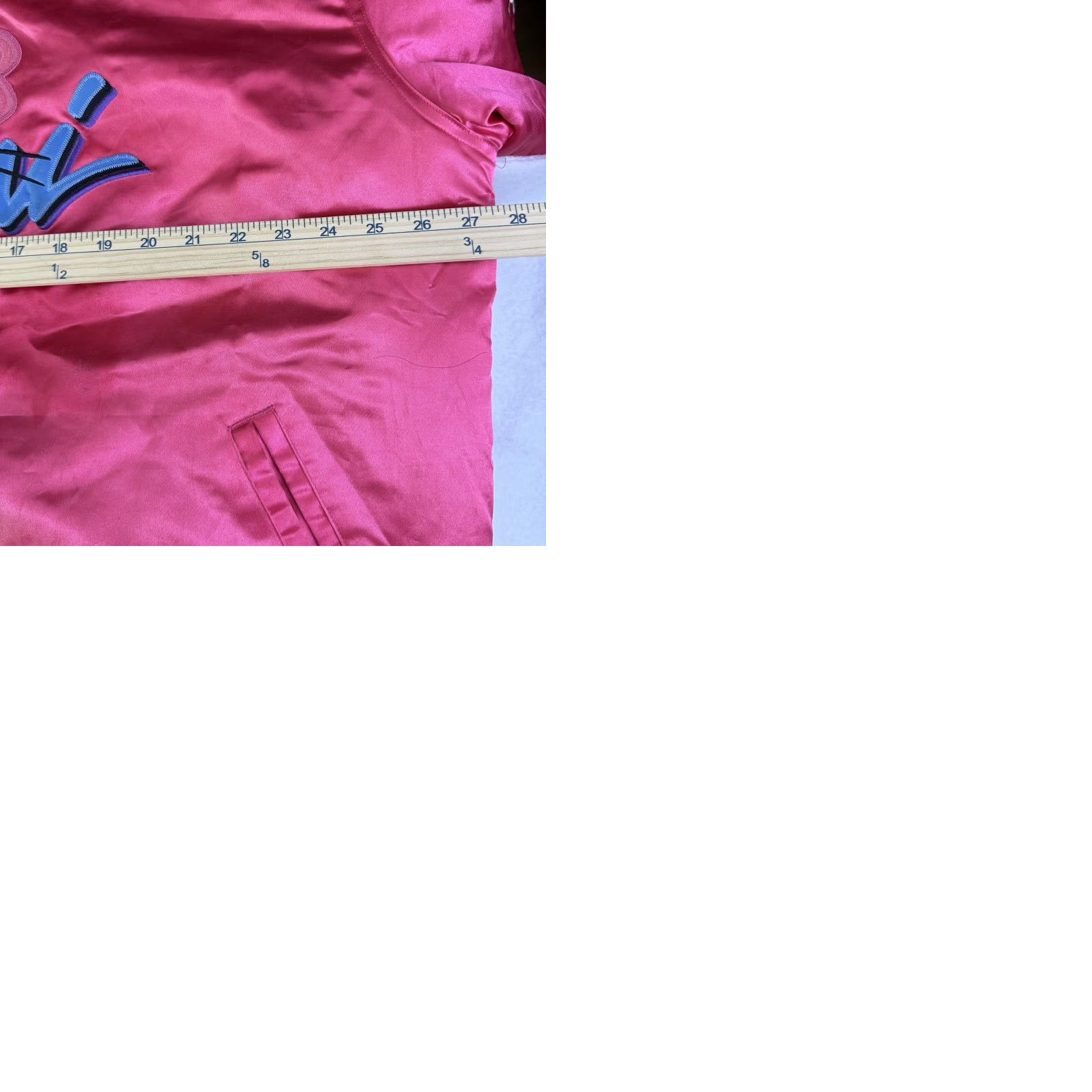 Vintage VINTAGE Headgear Classics Miami Pink Panther Bomber Jacket Unisex 3XL Pink Satin Stars Miami Vice Vice City 80s Mens Womens Size 40" / US 18 - 9 Thumbnail