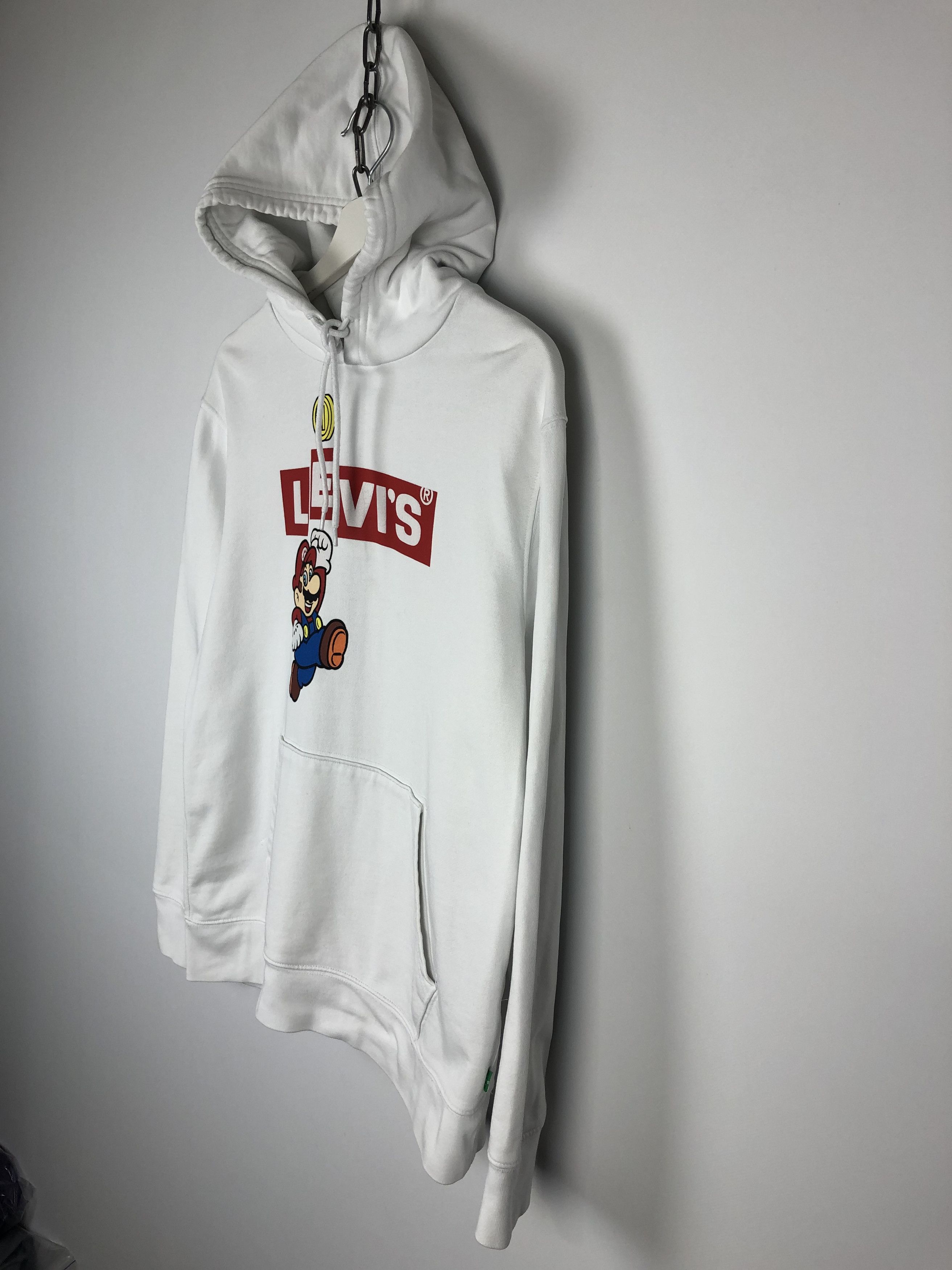 Levi's Levi's x Mario Hoodie Pullover White size S Size US S / EU 44-46 / 1 - 5 Thumbnail