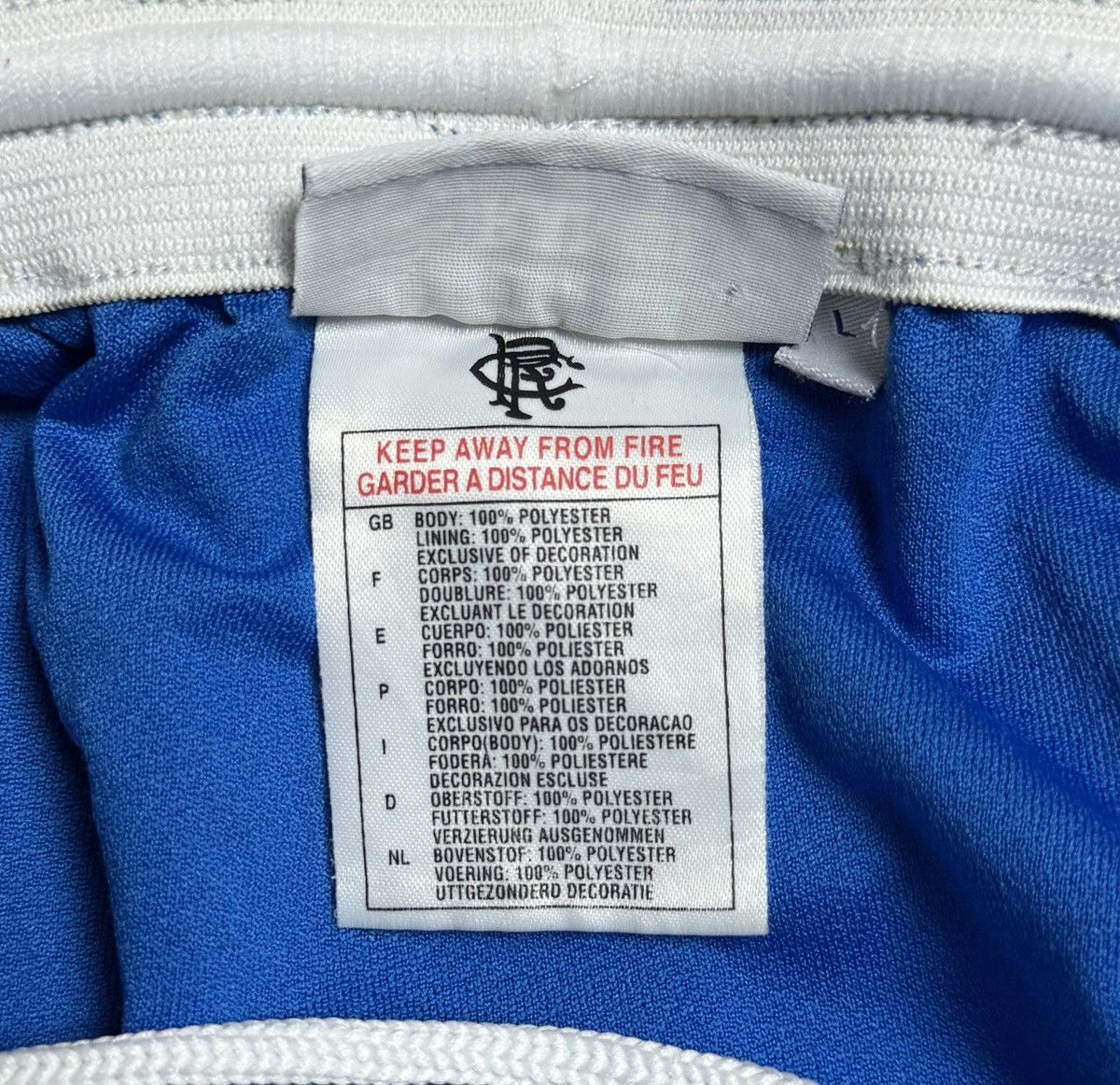 Diadora Glasgow Rangers 2003 2005 Home Football Shorts Diadora Size US 34 / EU 50 - 10 Thumbnail