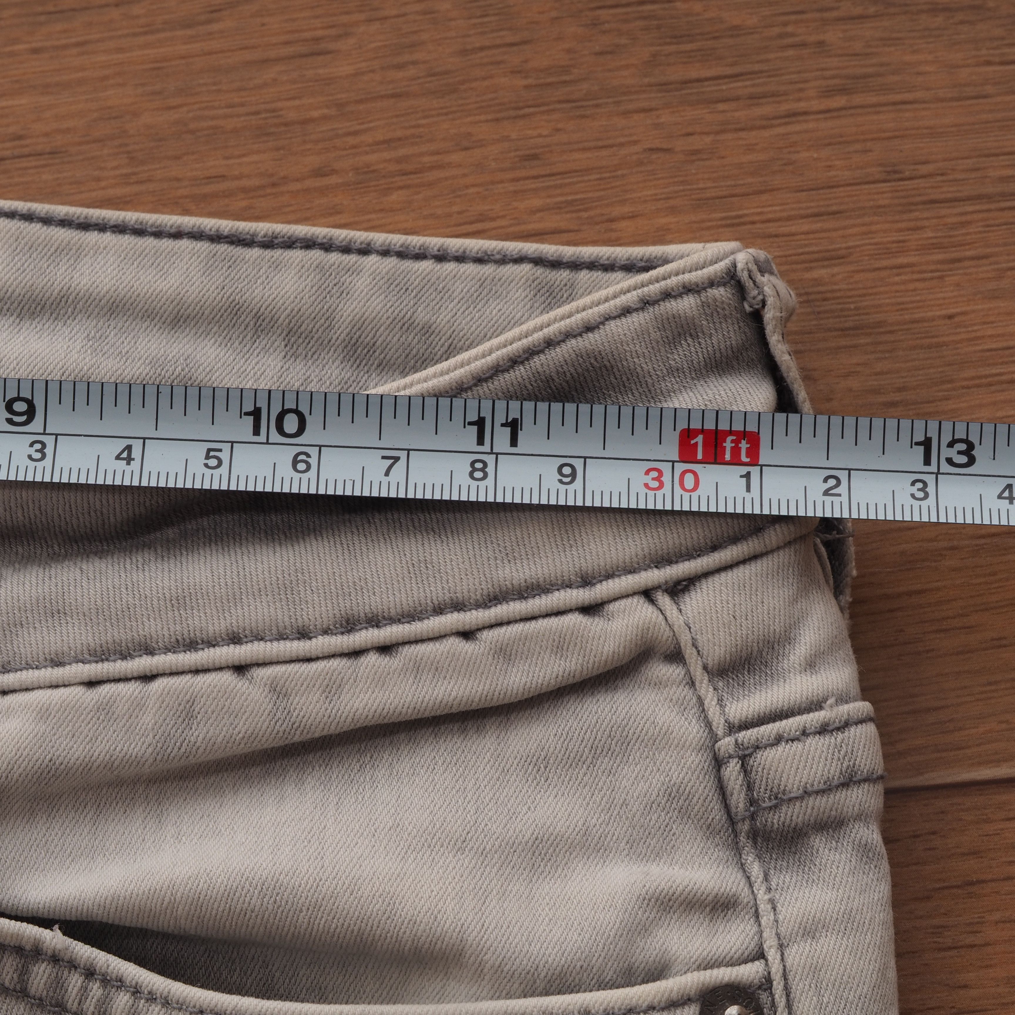 Acne Studios Acne Studios Skin 5 Silver Satin Women's Skinny Jeans Size 28" / US 6 / IT 42 - 7 Thumbnail