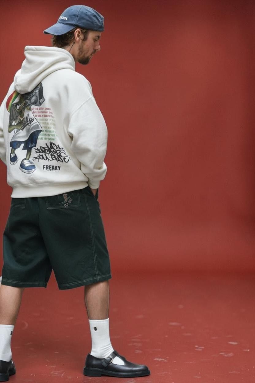 Other Y2k multi pocket jhorts baggy icesky Size US 29 - 3 Thumbnail