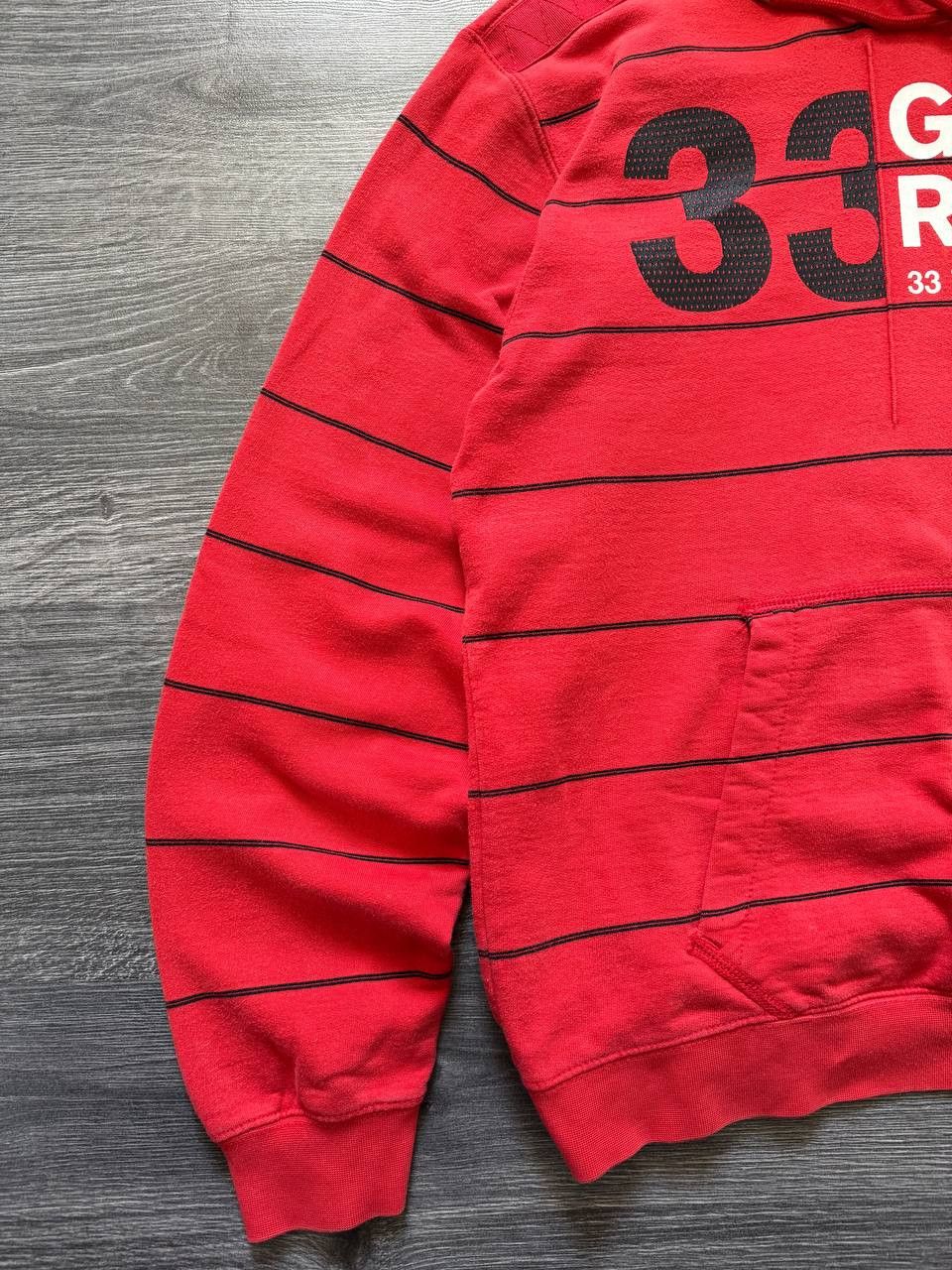 G-Star Vintage 00s G-star Raw Striped Hoodie Y2K Big Logo Size US L / EU 52-54 / 3 - 4 Thumbnail