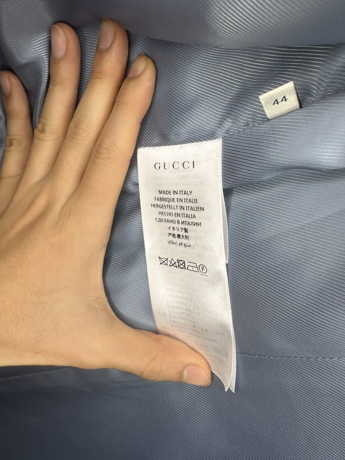 Gucci Gucci Wool Plaid Blazer Size 44R - 8 Thumbnail