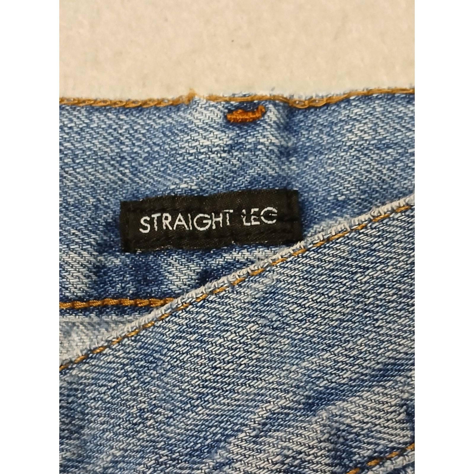 Calvin Klein Calvin Klein (36x30) Relaxed Straight Leg Blue Denim Jeans Size US 36 / EU 52 - 8 Thumbnail