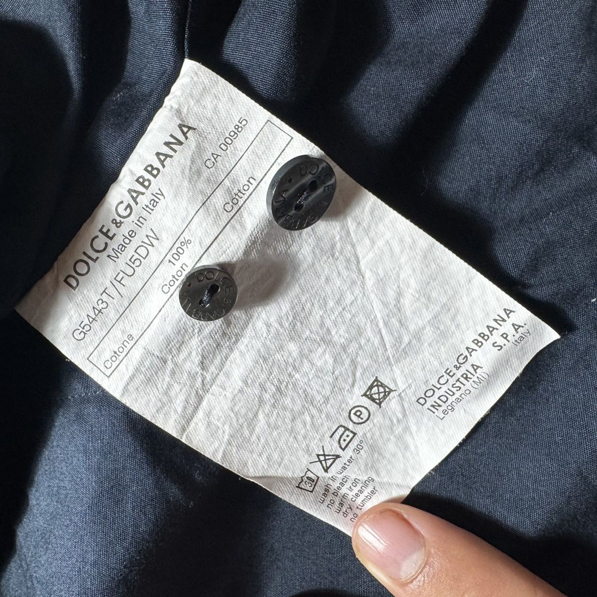 Dolce & Gabbana × Vintage vintage 90s basic shirt dolce gabbana Size US M / EU 48-50 / 2 - 8 Thumbnail