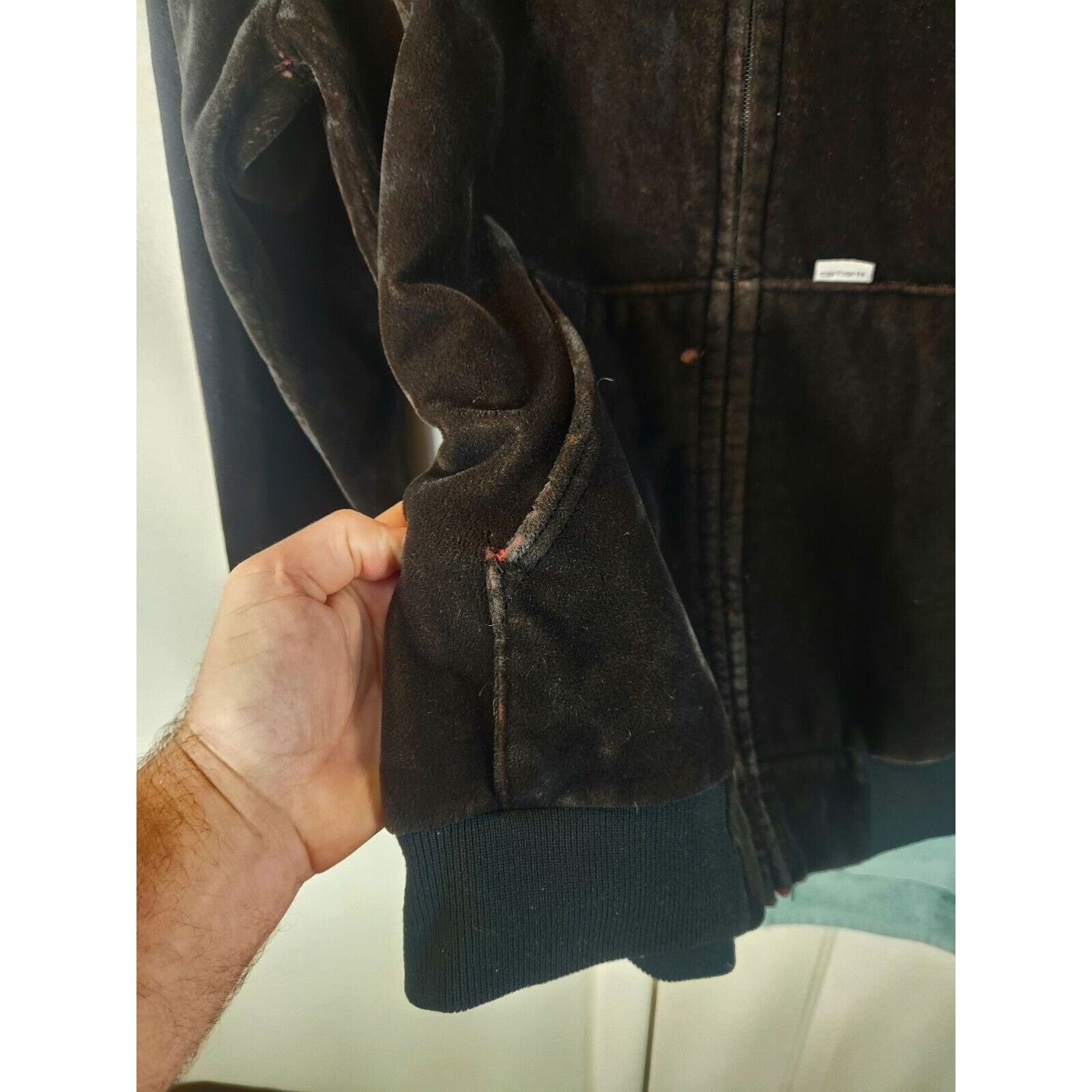 Carhartt Vintage Made in USA Carhartt velour jacket men's large Size US L / EU 52-54 / 3 - 7 Thumbnail