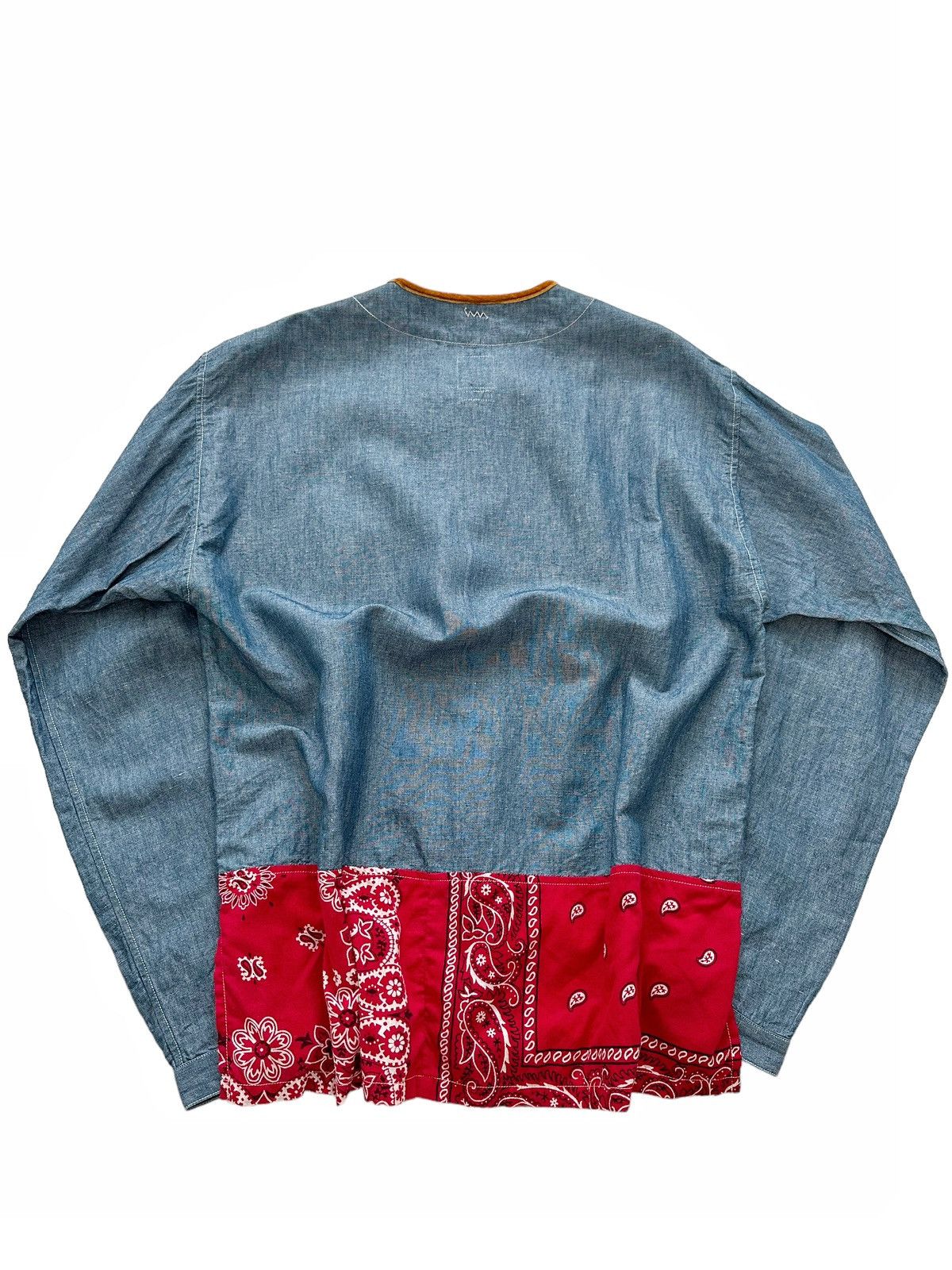 Visvim Sz2 Silk SS Bandana Border P.O. Tunic Size US M / EU 48-50 / 2 - 5 Thumbnail