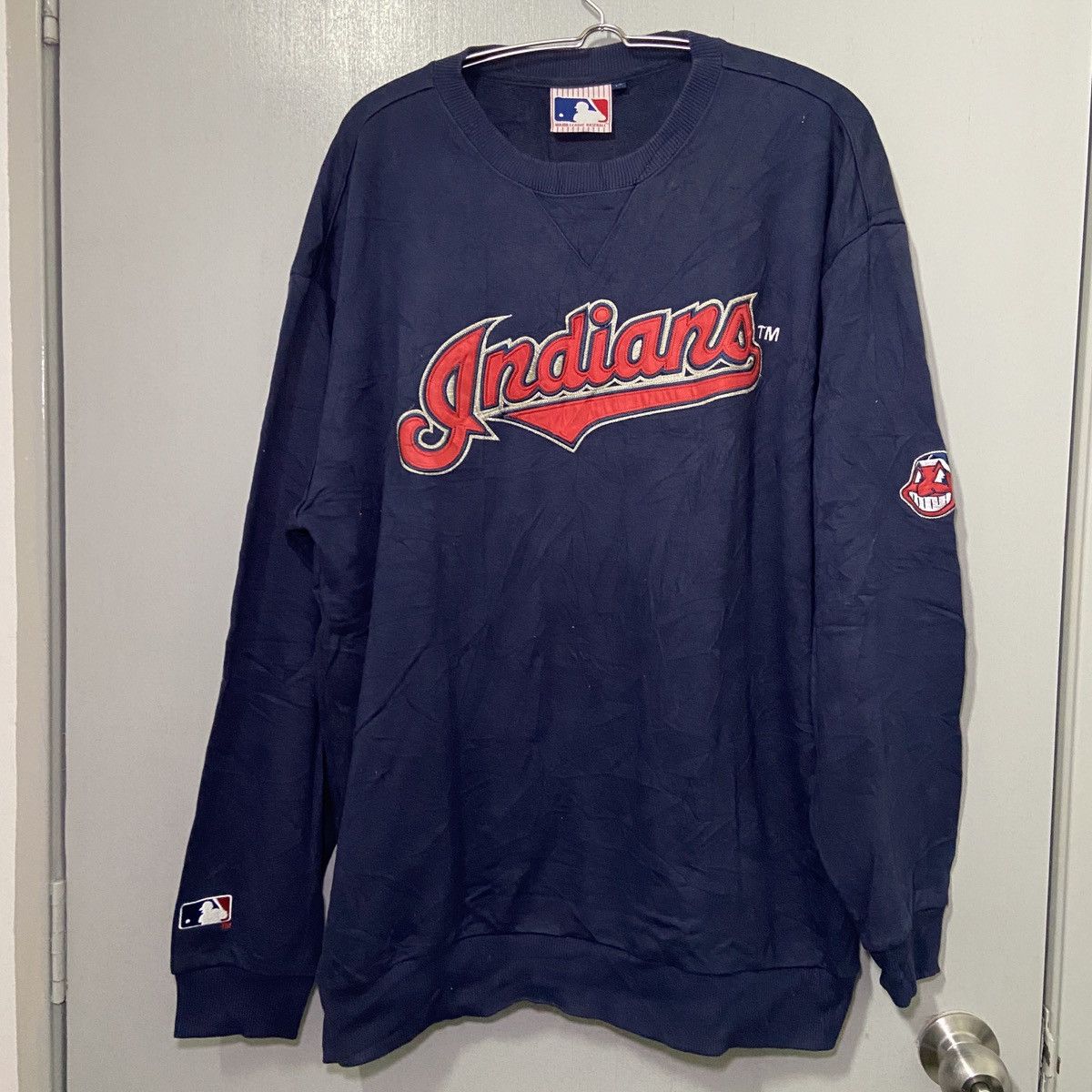 MLB 2000s Cleveland Indians MLB Sweatshirt XL Size US XL / EU 56 / 4 - 1 Thumbnail