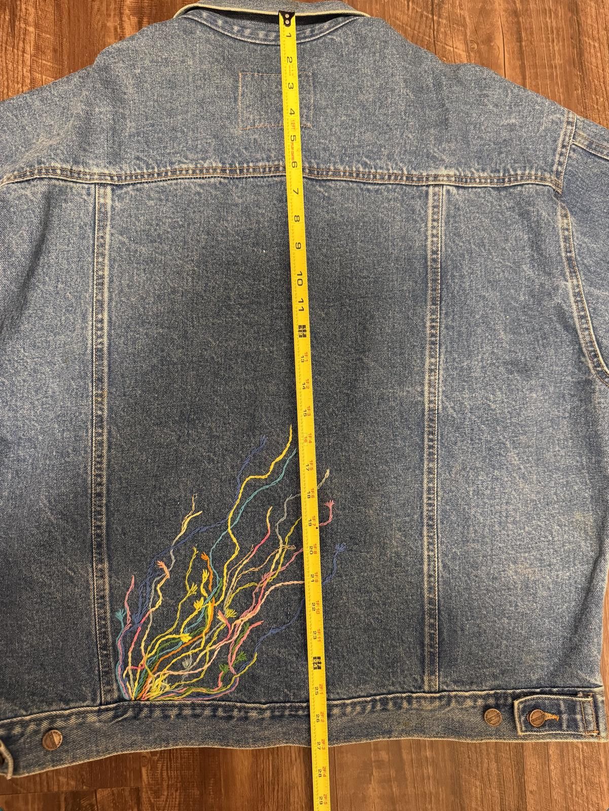 Barena Venezia Vintage Venezia Custom Beaded + Embroidered Denim Jacket Size M / US 6-8 / IT 42-44 - 10 Thumbnail