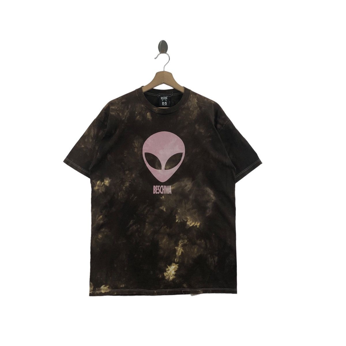 Alien Workshop × Vintage Pick!! Vtg 90's BESCHWA By Alien Workshop Acid Wash Tshirt Size US L / EU 52-54 / 3 - 1 Thumbnail