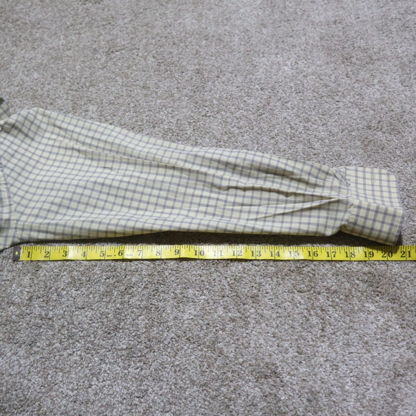 Vintage Saddlebred Shirt Button-Up Long Sleeve Plaid Tan Brown Pocket Men L Size Size US L / EU 52-54 / 3 - 7 Thumbnail