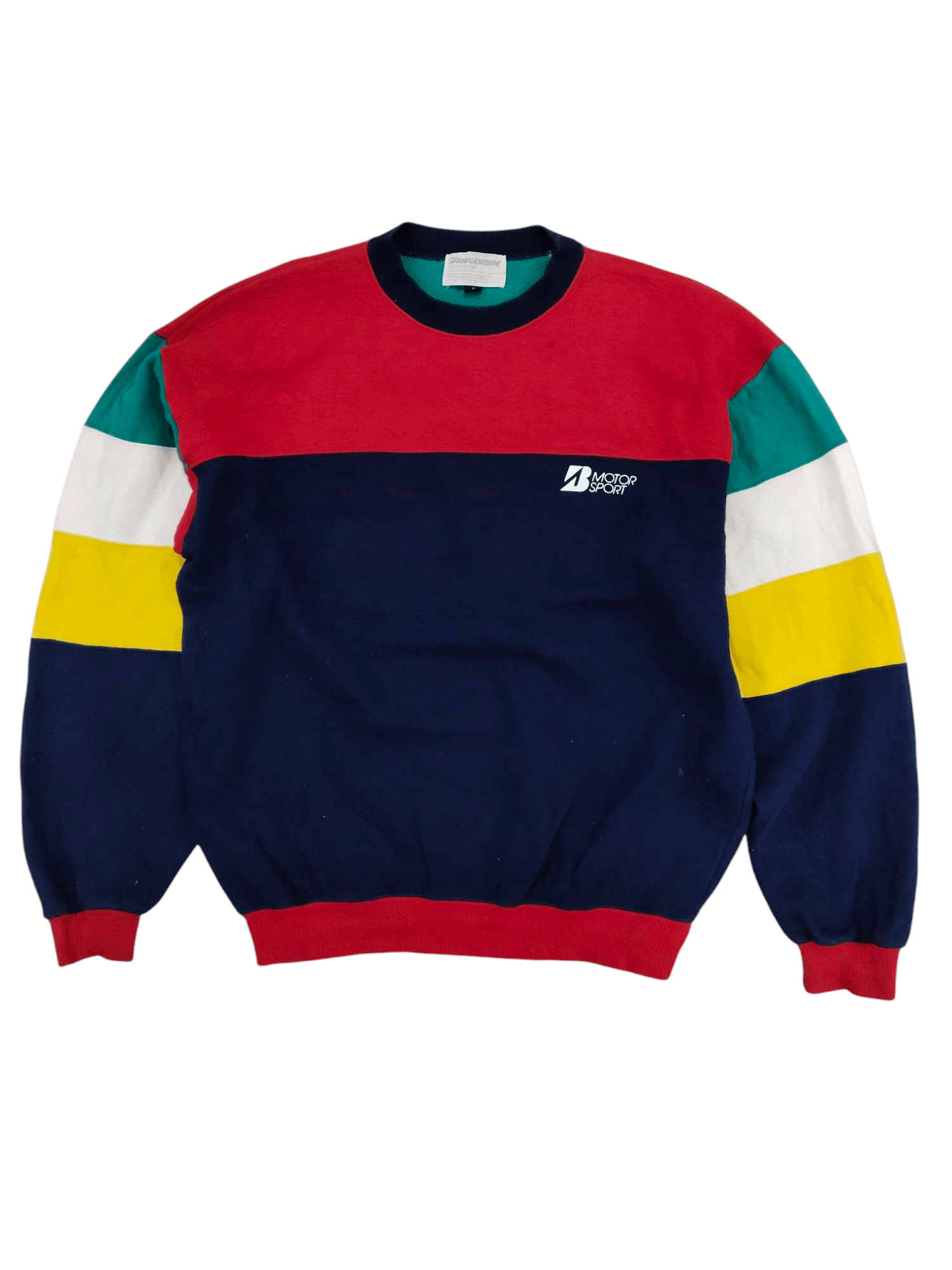 Vintage Bridgestone Motorsports Multicolor Sweatshirt