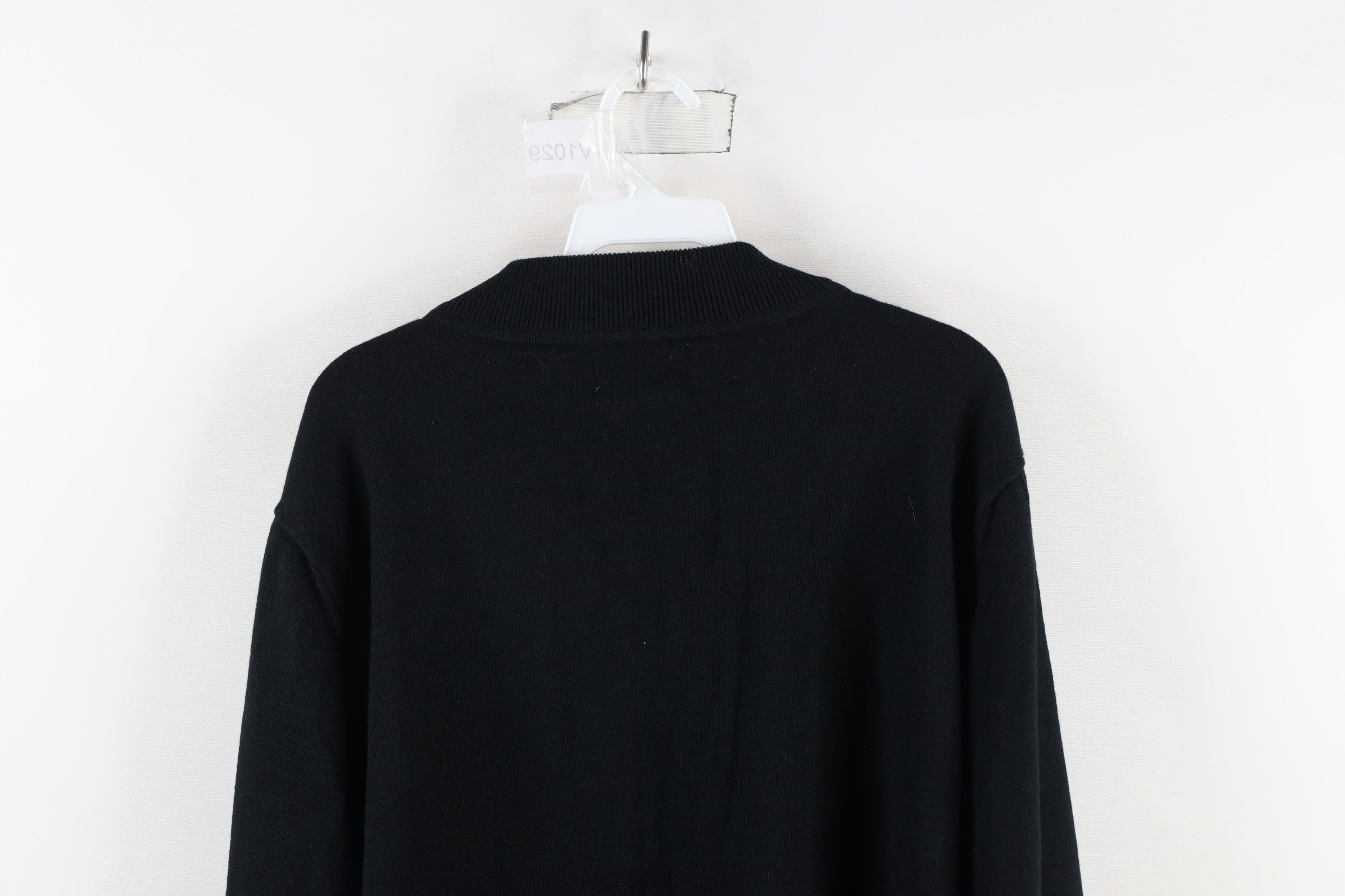 Vintage Vintage 90s Streetwear Tree Ornament Knit Sweater Black Size 3XL / US 20-22 - 11 Thumbnail
