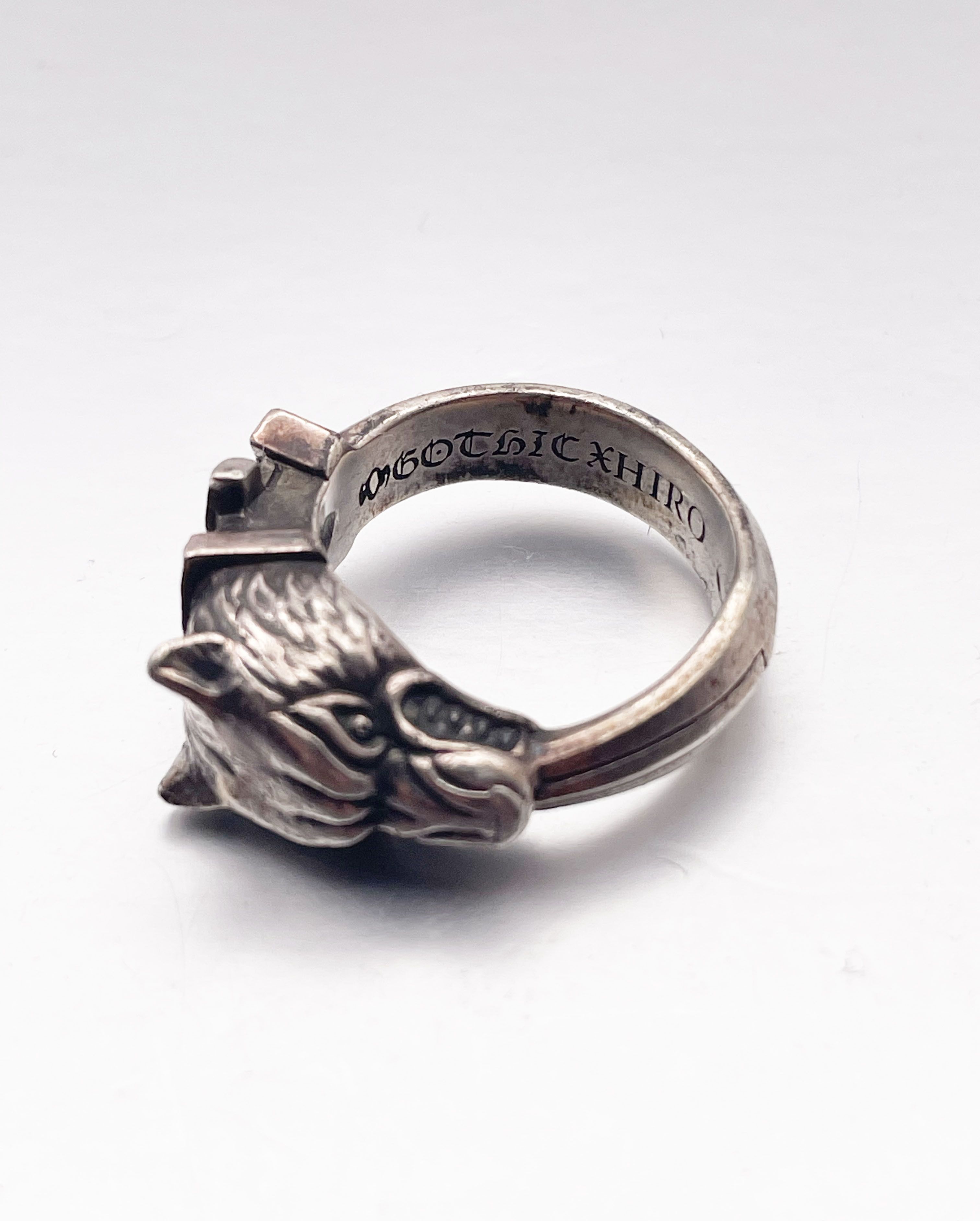 Yohji Yamamoto .950 Silver Wolf Ring | Grailed