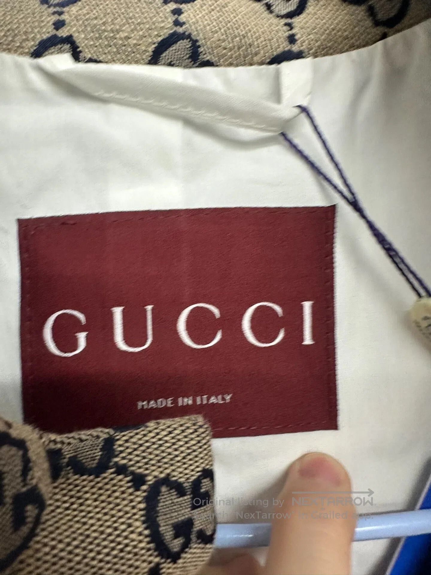 Gucci Gucci Full Print Coat. Size US XXS / EU 40 - 4 Thumbnail