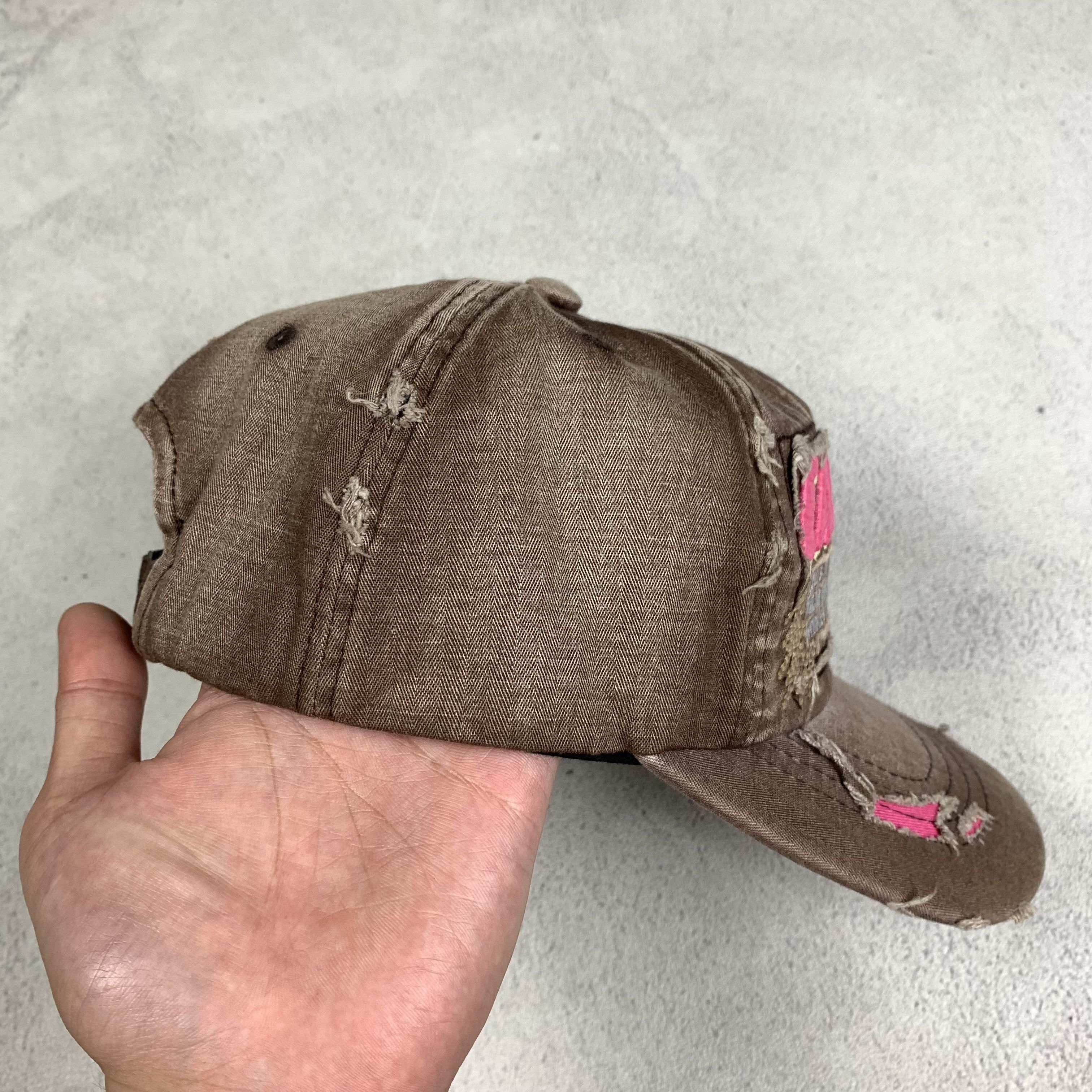 Vintage Distressed Hat Cap Japanese Brand Y2K California Size ONE SIZE - 4 Thumbnail
