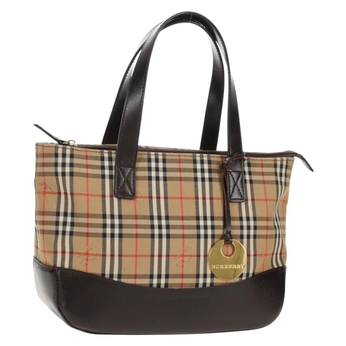 Burberry Burberry Nova Check Handbag Nova Check Canvas and leather Size ONE SIZE - 1 Thumbnail