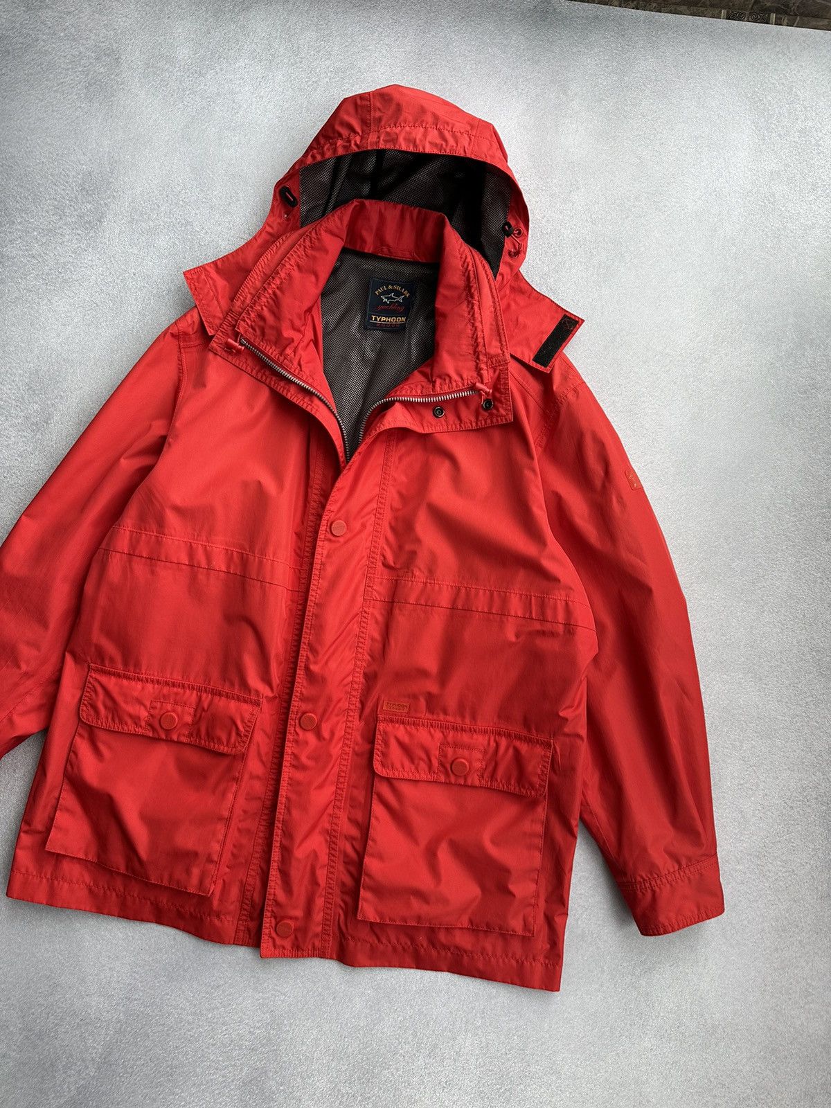 Paul & Shark × Vintage Vintage Paul & Shark Typhoon 20000 Red Windbreaker Jacket Size US L / EU 52-54 / 3 - 3 Thumbnail