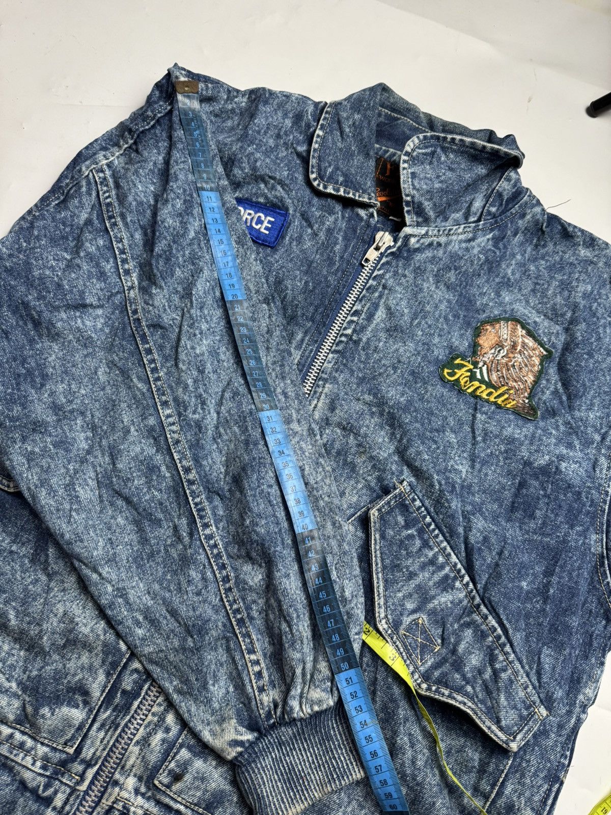 Japanese Brand × Toyo Enterprises × Vintage Japanese Fendia Denim Patch Jacket Vintage ifsix Lgb style Size US L / EU 52-54 / 3 - 9 Thumbnail