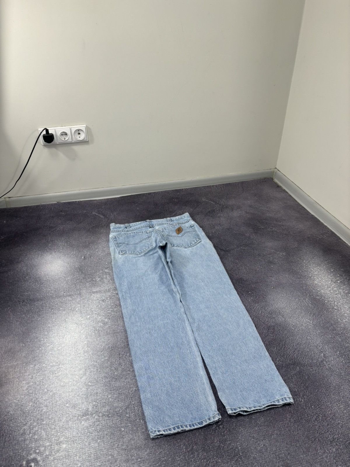 Carhartt Vintage Carhartt Y2K Light Blue Work Hype Heavy Denim Jeans Size US 32 / EU 48 - 3 Thumbnail