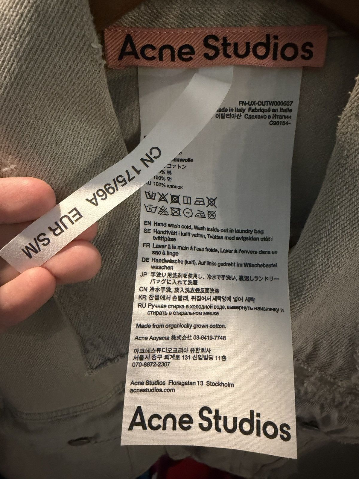 Acne Studios Acne studios relaxed fit denim jacket Size US M / EU 48-50 / 2 - 3 Thumbnail