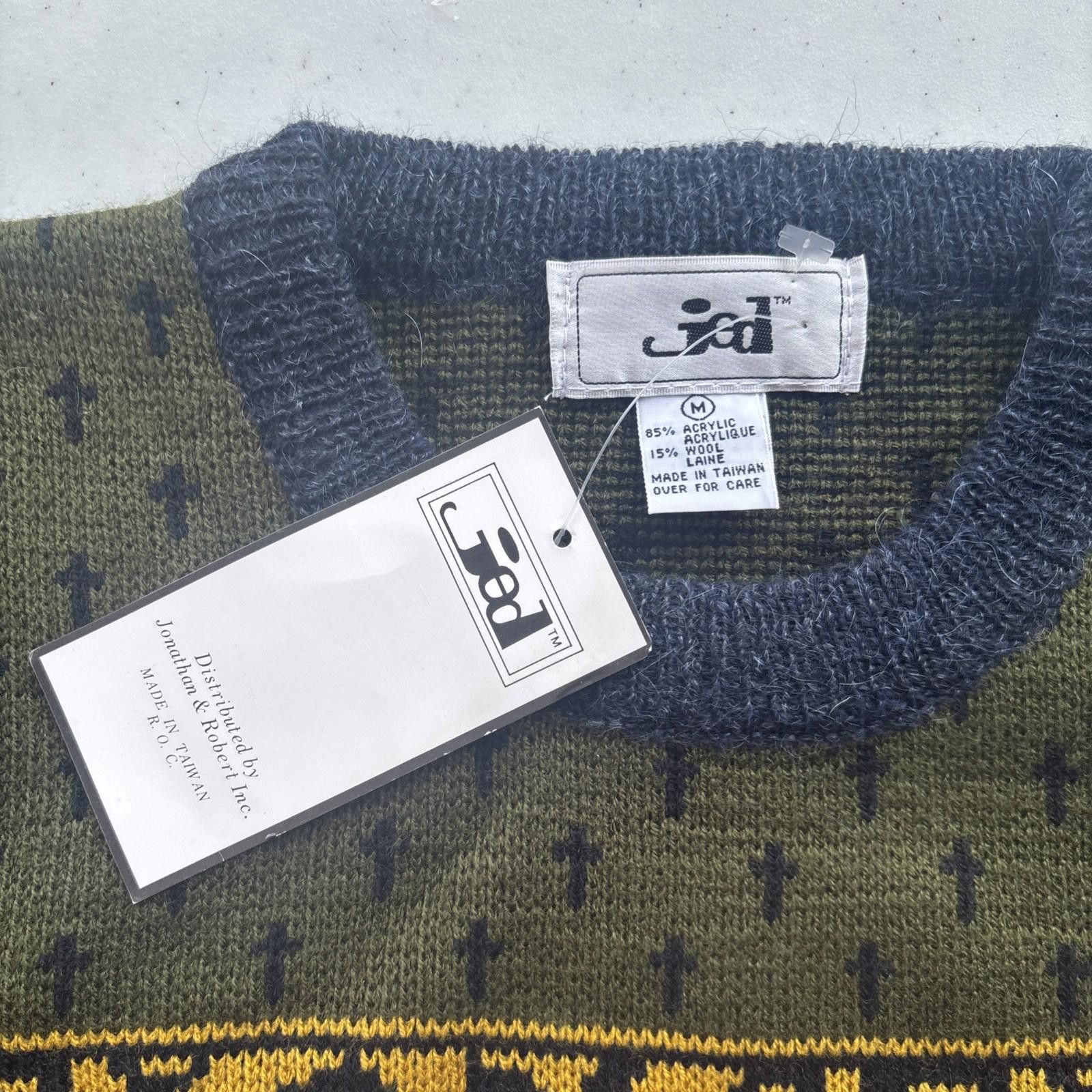 Vintage Vintage Jed 80s 90s Caridgan Wrap Sweater Womens Medium NWT Size M / US 6-8 / IT 42-44 - 2 Thumbnail