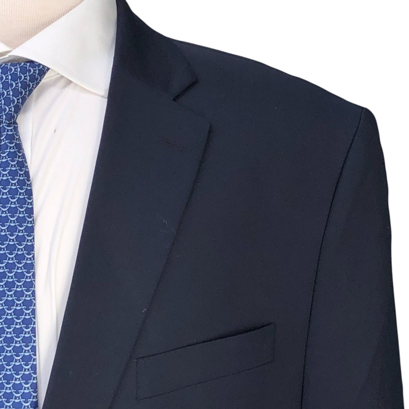 Michael Kors Michael Kors Size 46L Blazer Classic Navy Gold Metal Button Size 46L - 4 Thumbnail