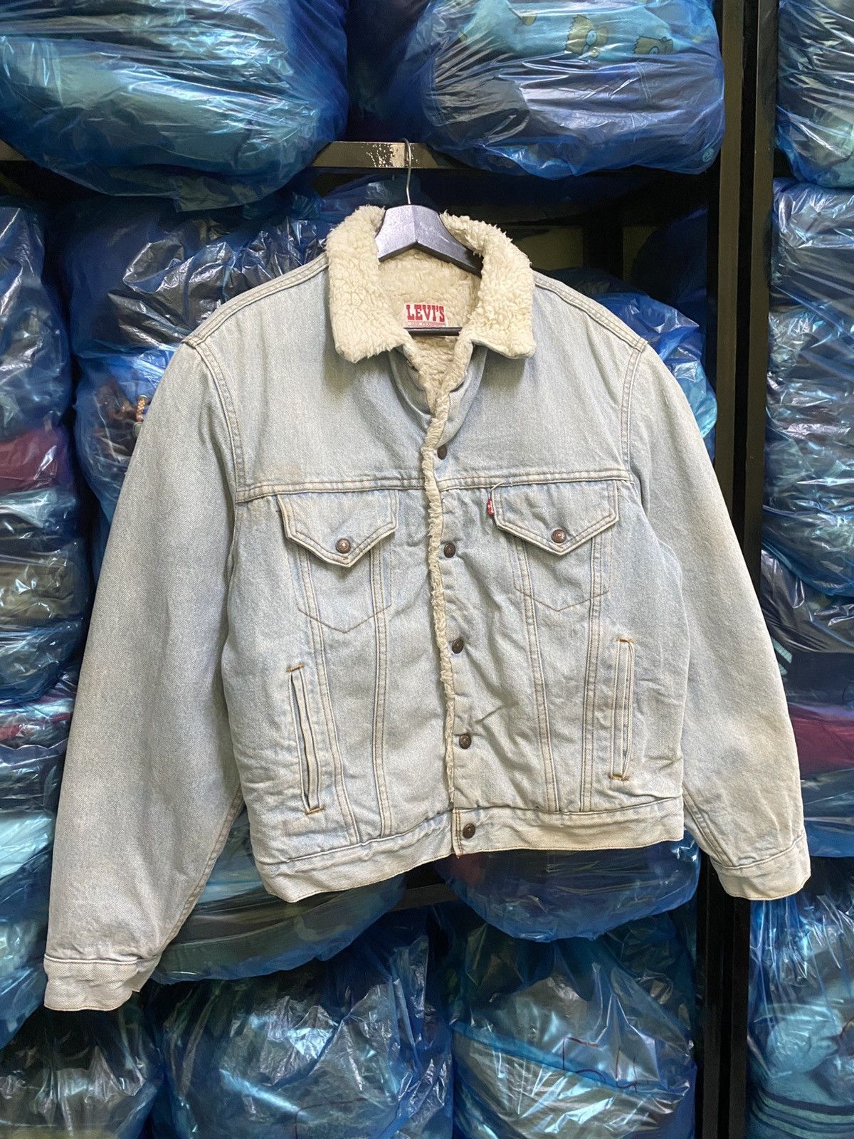 Levi's VINTAGE 80S LEVIS SHERPA LINING TRUCKER JACKET MADE IN USA Size US M / EU 48-50 / 2 - 3 Thumbnail