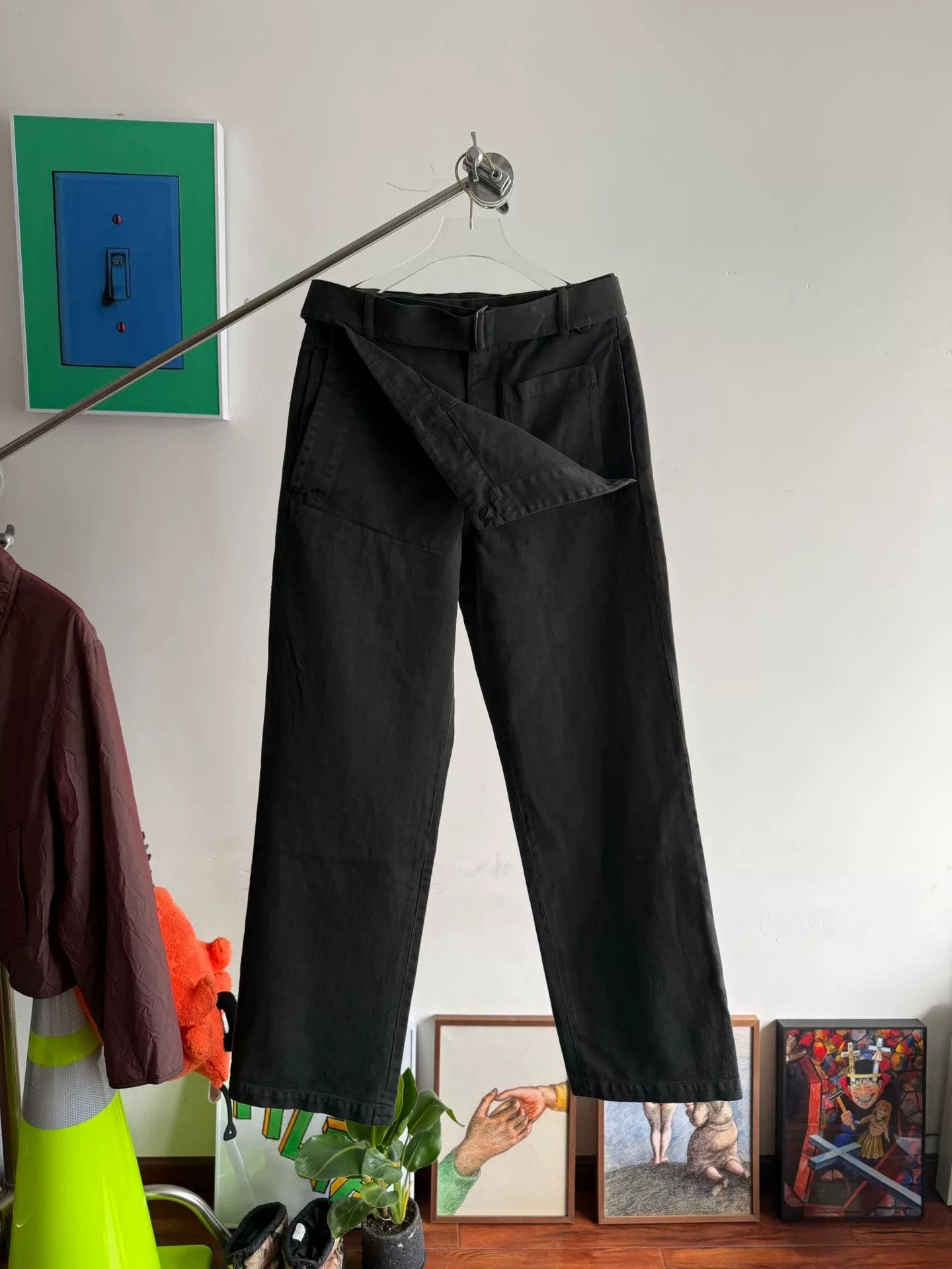 Dries Van Noten Dries Van Noten Gray Cargo Pants Size 48 Size US 32 / EU 48 - 1 Thumbnail