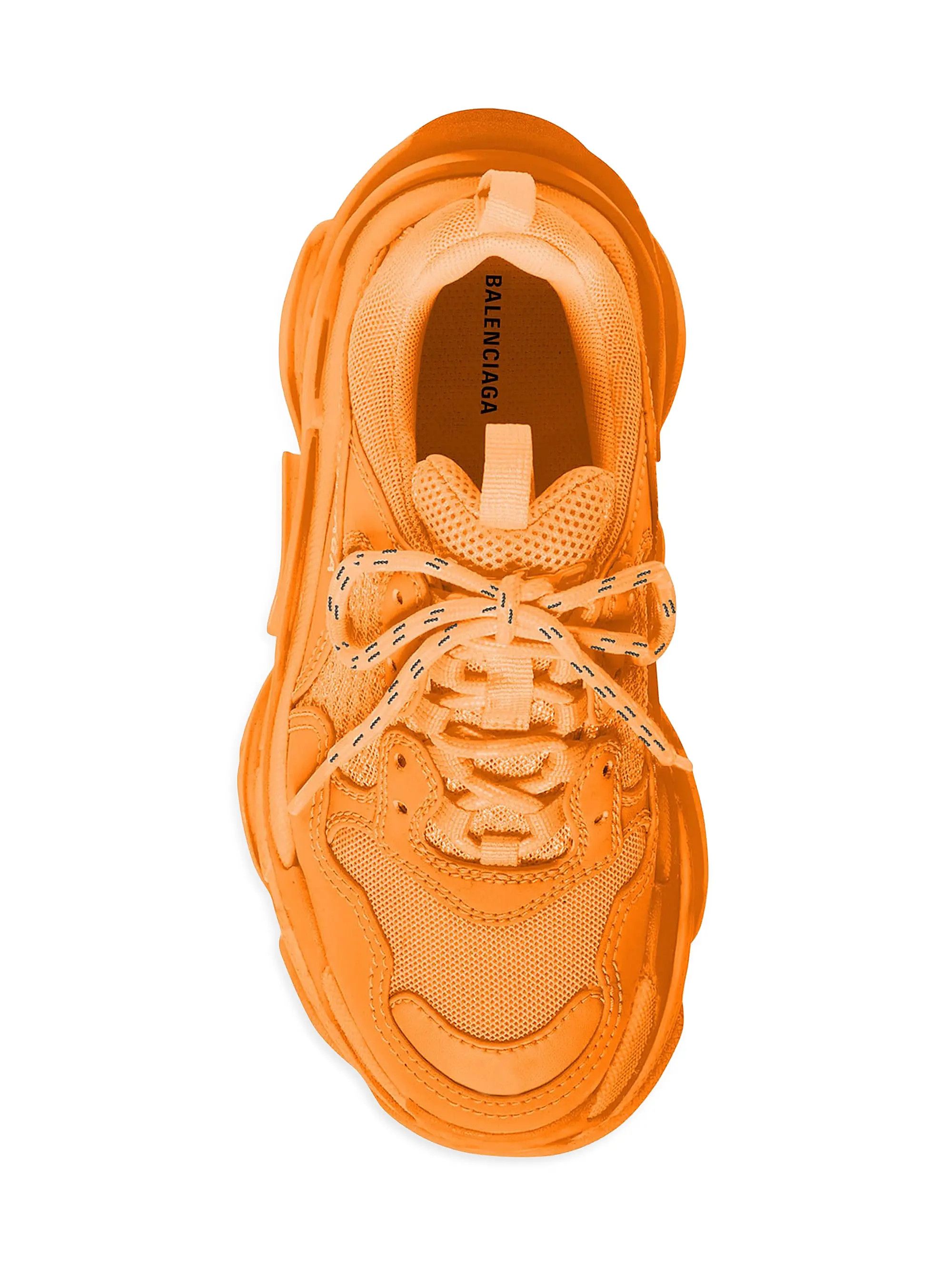 Balenciaga o1la1rc1a0625 Size: KIDS 26 / Triple S Sneakers Fluo Orange Size US 5 / EU 37 - 7 Thumbnail