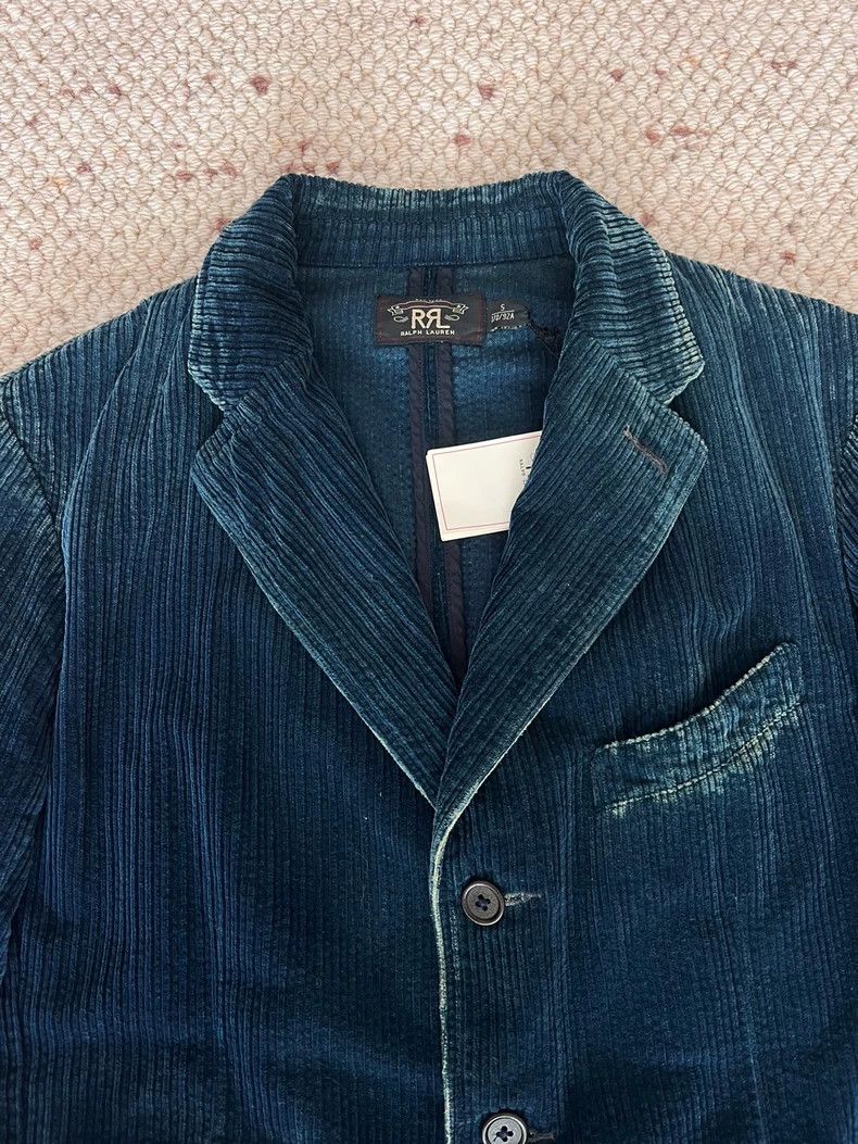 RRL Ralph Lauren RRL Ralph Lauren Old vintage blue dyed distressed corduroy Size US S / EU 44-46 / 1 - 2 Thumbnail