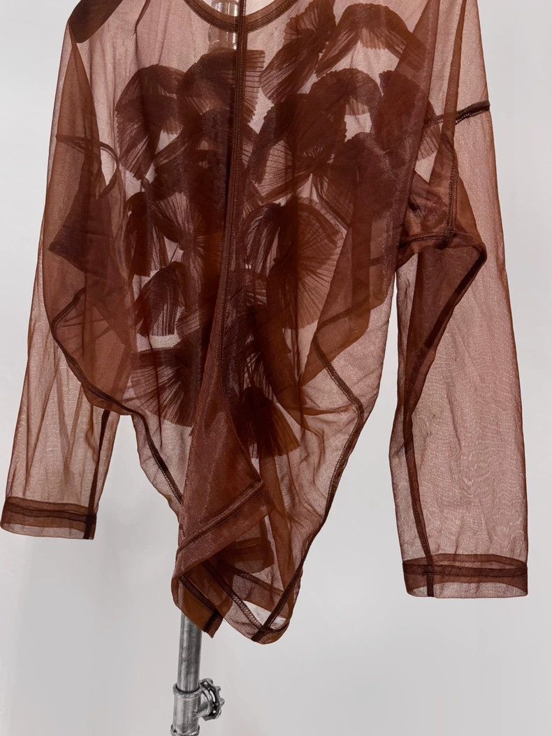 Comme des Garcons Comme des garcons Tulle see-through undercoat long sleeves Size ONE SIZE - 3 Thumbnail
