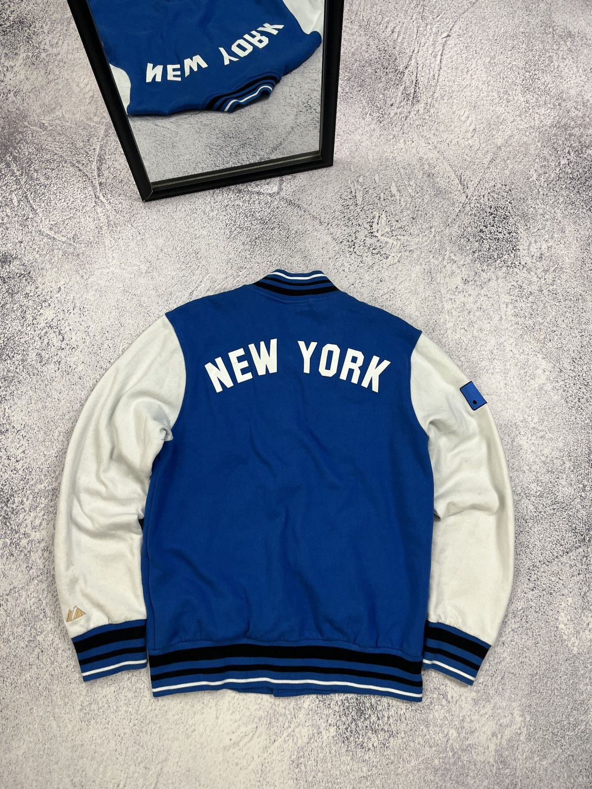 MLB × Majestic × New York Yankees Majestic New York Yankes Bomber Jacket Varsity MLB Rare Hype Size US L / EU 52-54 / 3 - 18 Thumbnail