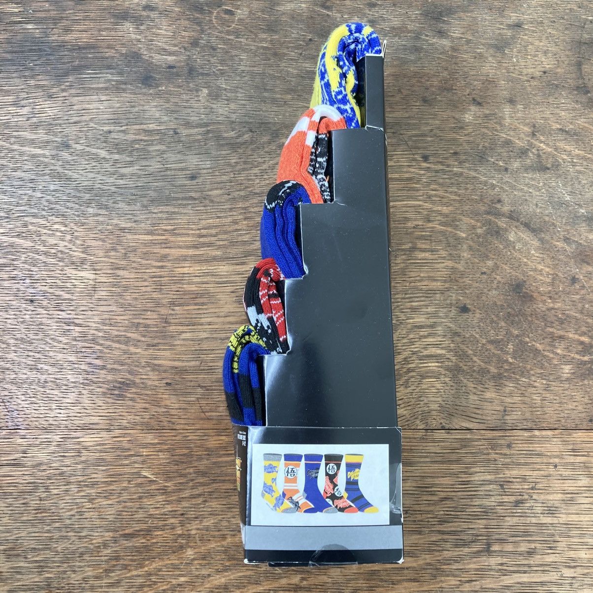 Other Dragonball Z Super Goku Vegeta Crew Socks 5-Pair Size ONE SIZE - 3 Thumbnail