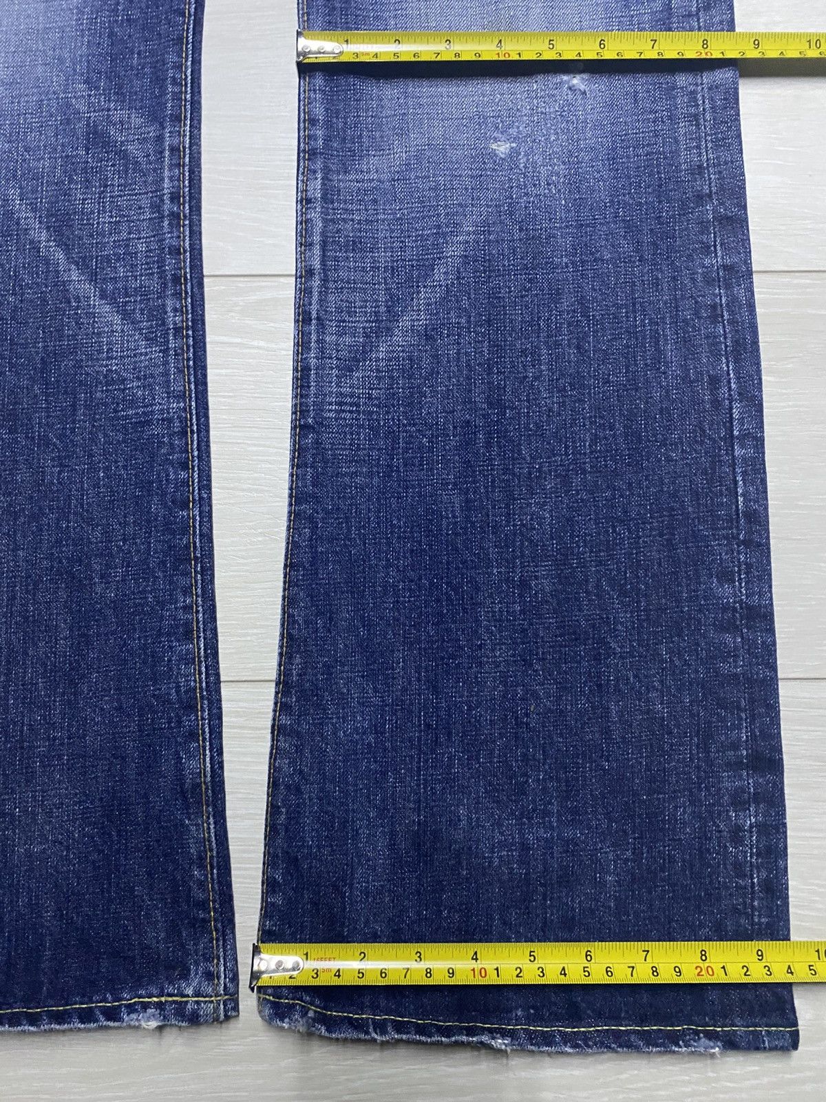 Eternal Eternal Y2K Faded Wash Flare Bootcut Jeans Size US 33 - 20 Thumbnail