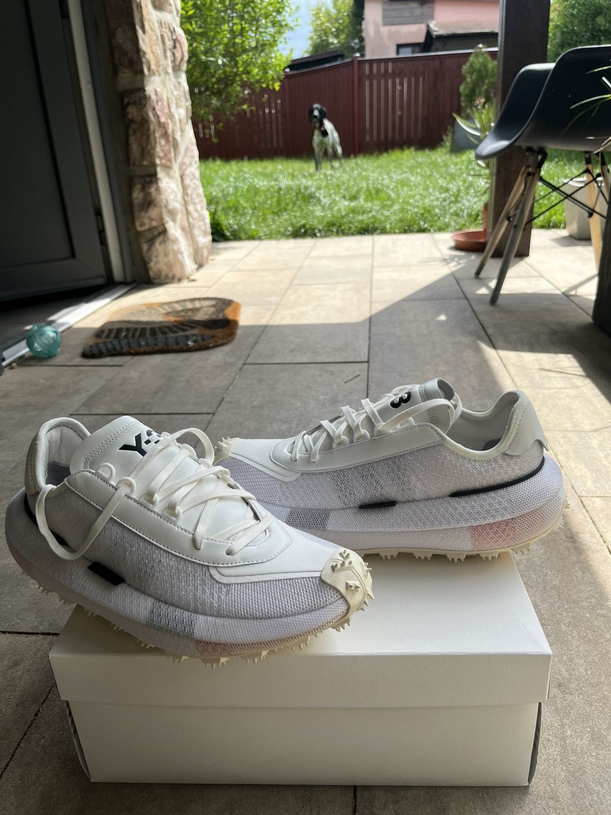 Adidas Y-3 Makura Core White Orange