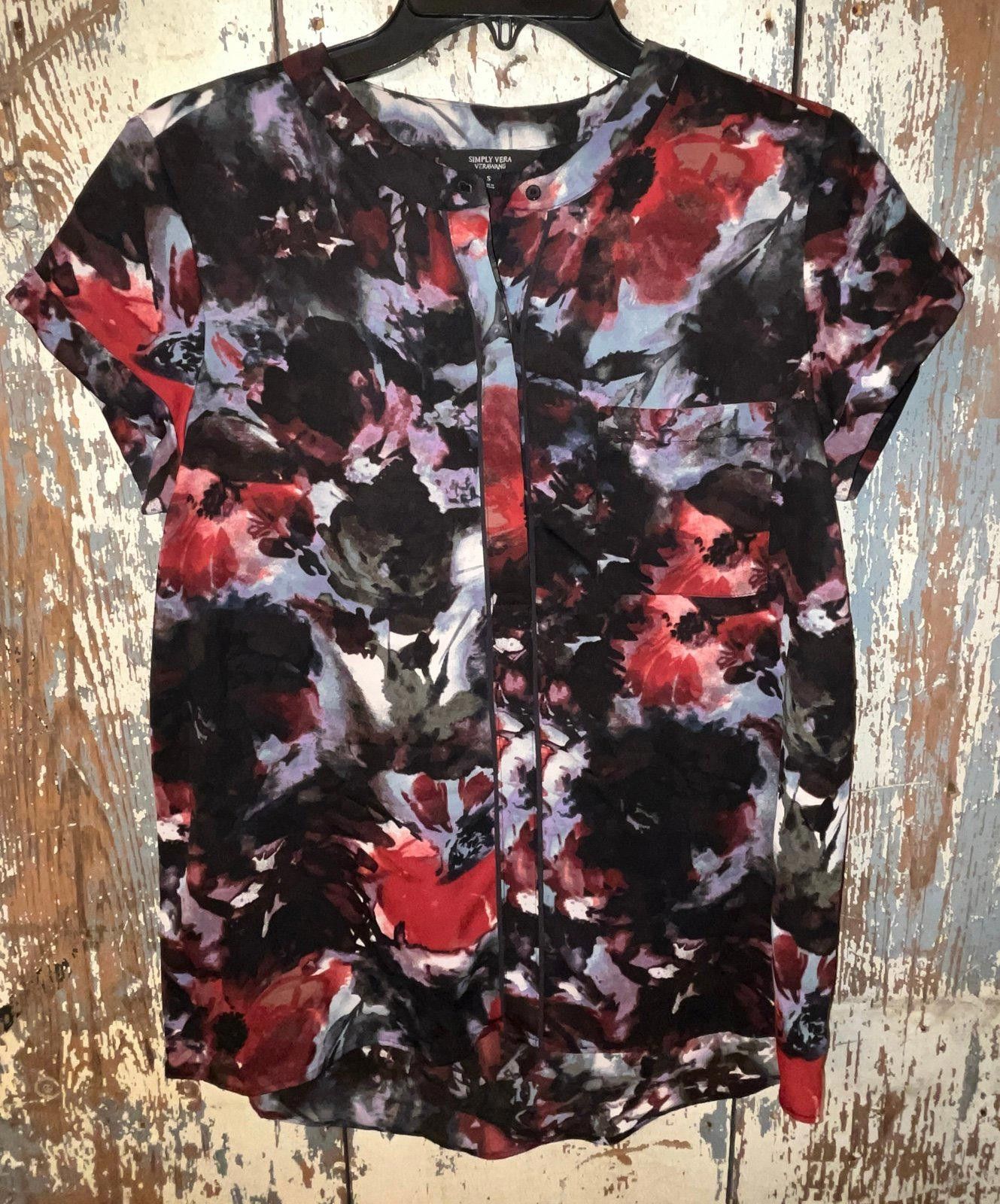 Designer Simply Vera Wang blouse, size Small Size S / US 4 / IT 40 - 3 Thumbnail