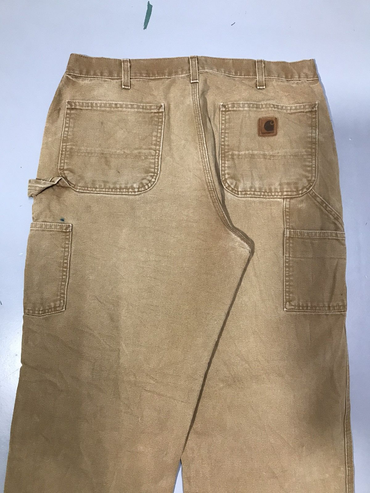 Carhartt Vintage Carhartt B11 BRN damaged carpenter denim workwear Size US 36 / EU 52 - 8 Thumbnail