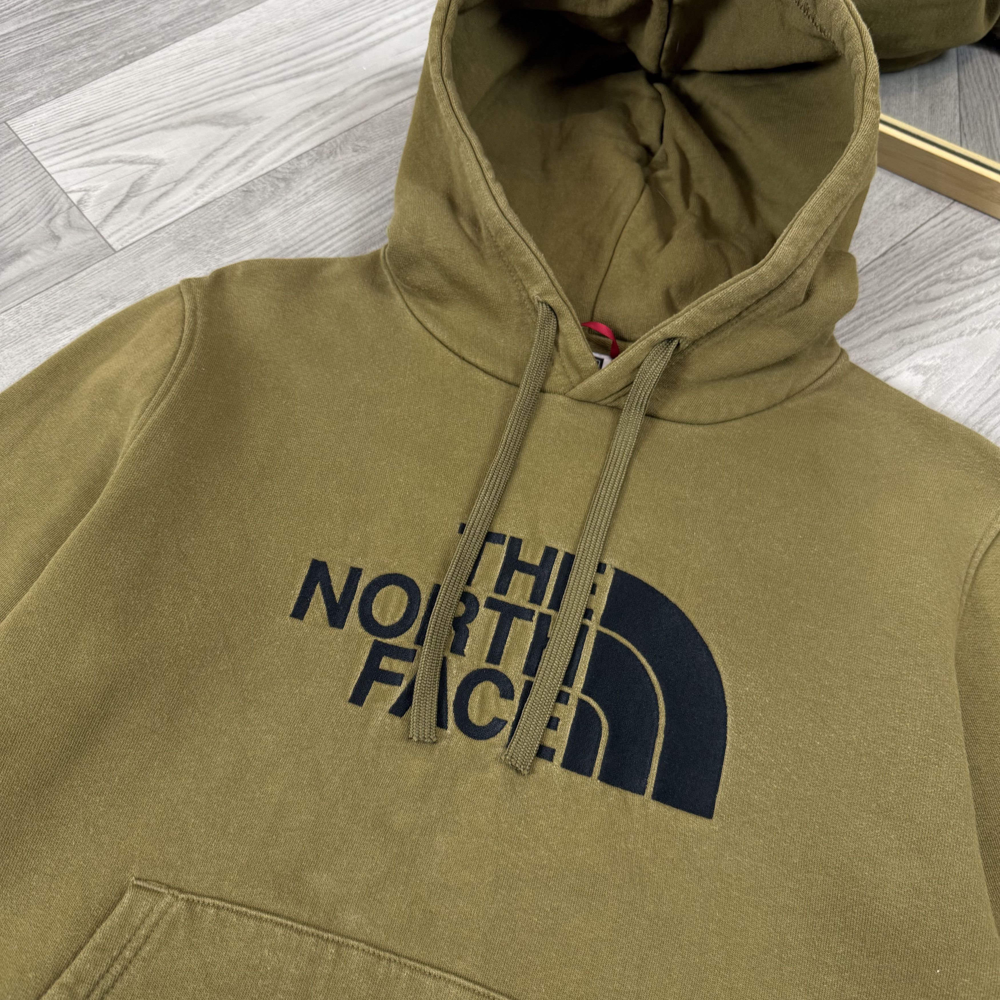 The North Face The North Face Embroidered Khaki Hoodie Hooded Sweat Size US S / EU 44-46 / 1 - 8 Thumbnail