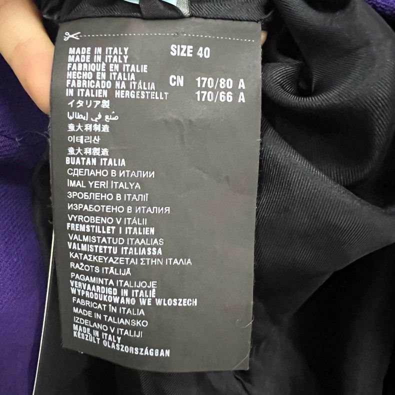 Prada Prada Purple triangle logo dress 2502-Nextarrow Size XS / US 0-2 / IT 36-38 - 6 Thumbnail