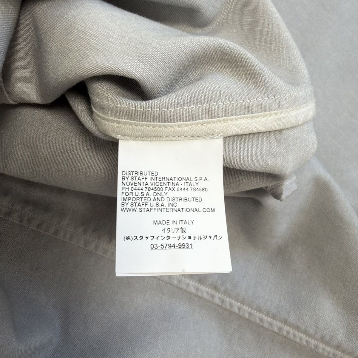 Maison Margiela A/W 11 Sample Light Grey Cotton Western Shirt Size US M / EU 48-50 / 2 - 14 Thumbnail