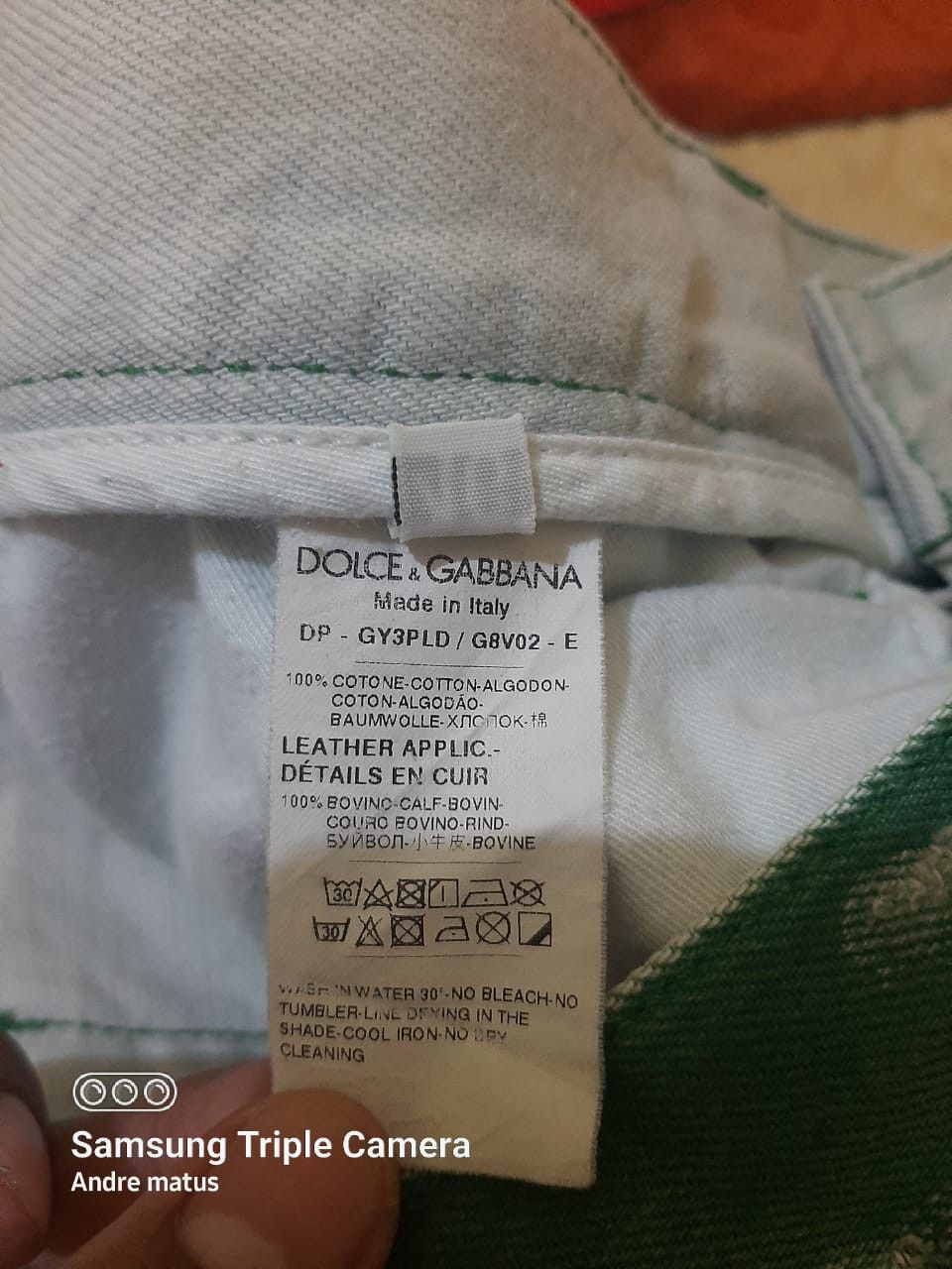 Dolce & Gabbana Dolce & Gabbana painted jeans Size US 31 - 4 Thumbnail